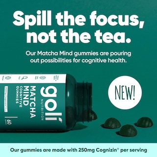 Foto 4 | Gomitas Goli Matcha Mind De 180 Unidades Con Té Verde Cognizin - Venta Internacional.