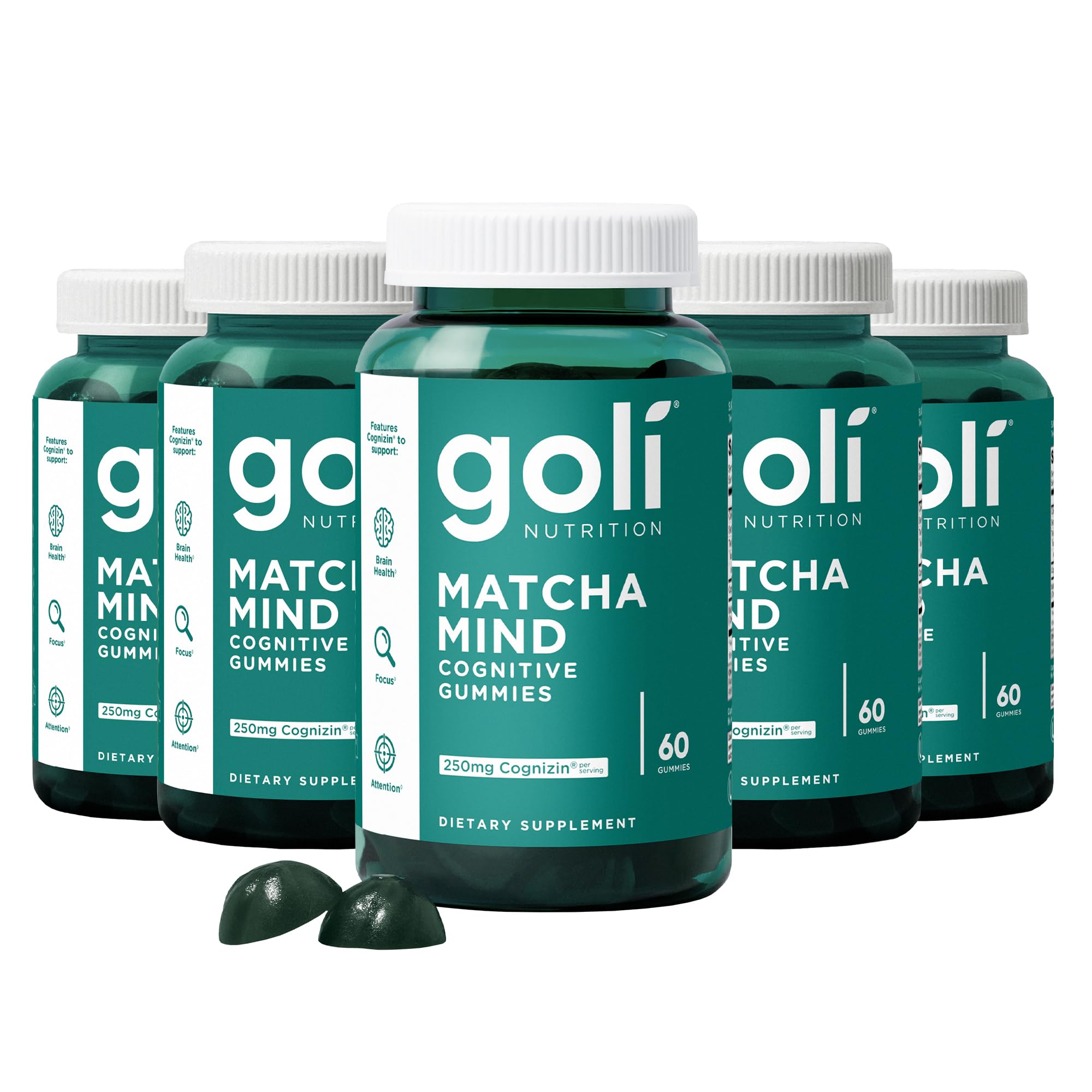 Foto 2 pulgar | Gomitas Goli Matcha Mind 300 Unidades Con Té Verde Cognizin - Venta Internacional.