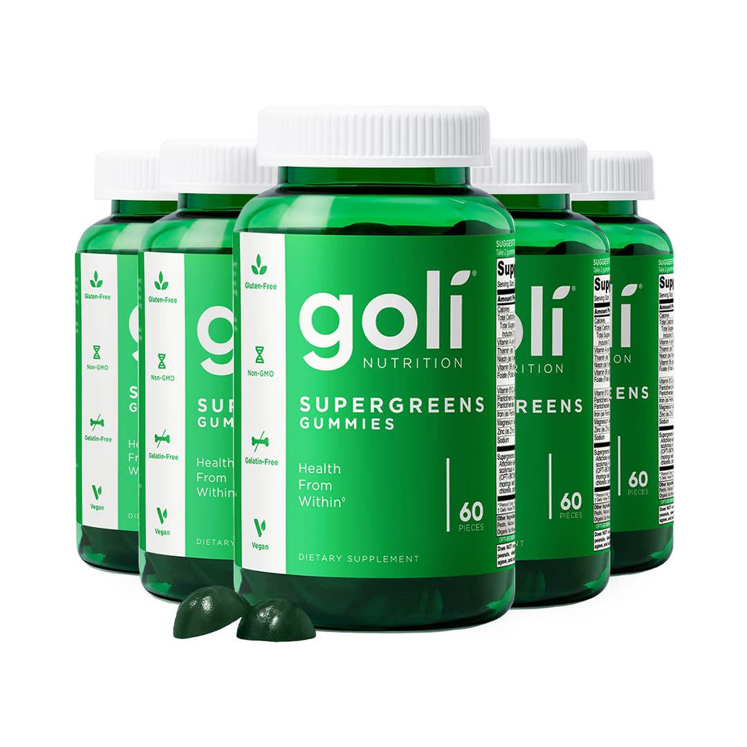 Foto 2 pulgar | Gominolas De Vitaminas Goli Supergreen, 300 Unidades, Paquete De 5 - Venta Internacional.