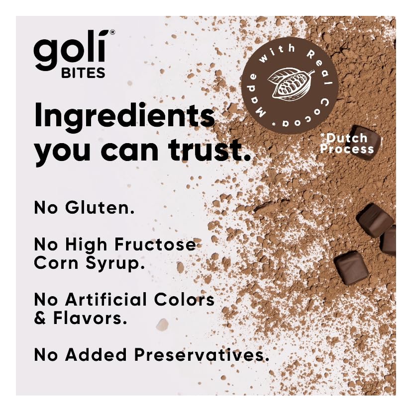 Foto 5 pulgar | Energy Bites Goli Nutrition Con Sabor A Chocolate Y Caramelo Salado - Venta Internacional.