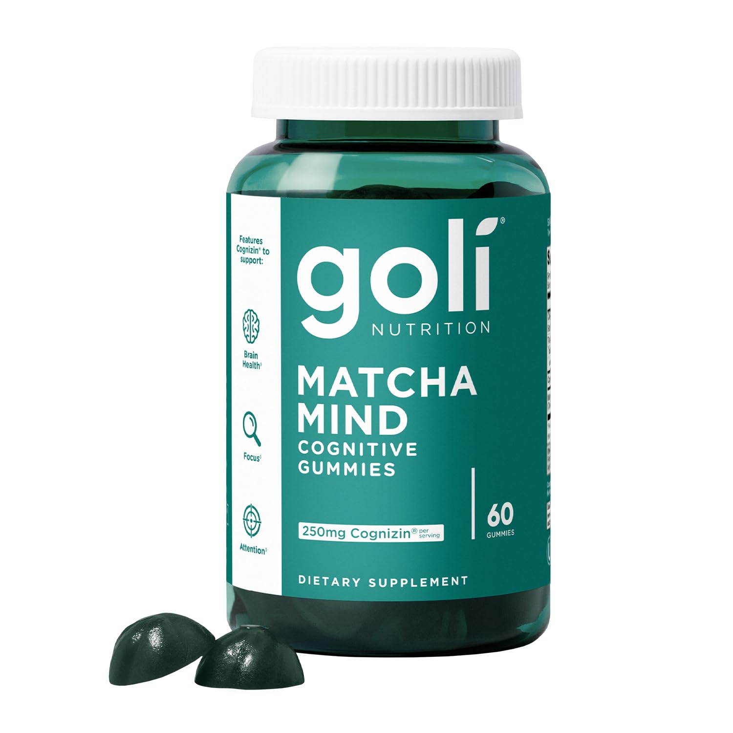 Foto 2 pulgar | Gomitas Goli Matcha Mind Con Cognizin 60 Veganas Sin Gluten - Venta Internacional.