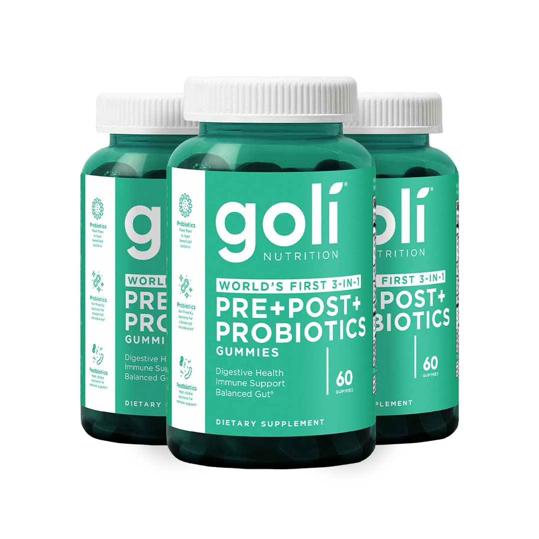 Foto 2 pulgar | Suplemento Goli Nutritional Pre+post+probiotics Gummy 180 Unidades - Venta Internacional.
