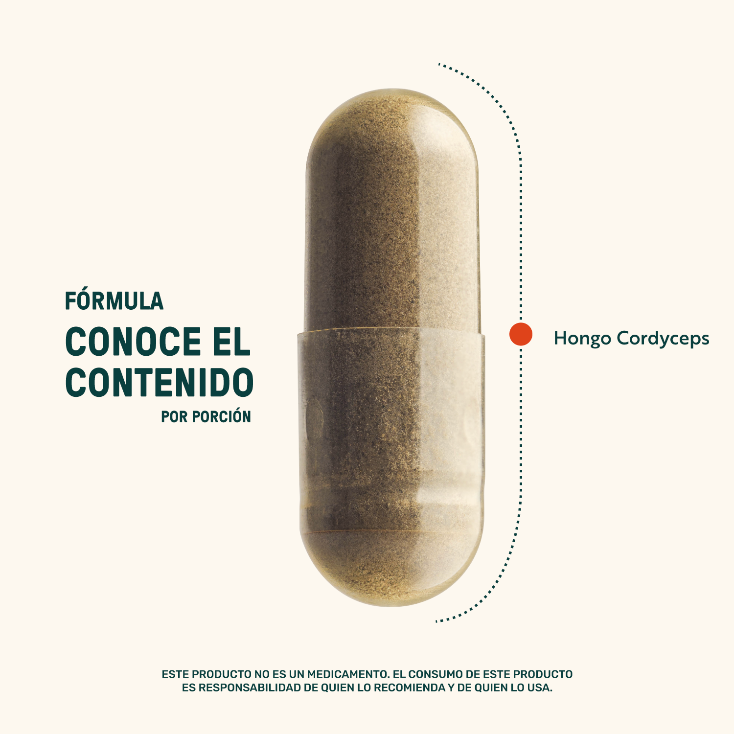 Foto 4 pulgar | Cordyceps Mushrooms Life 360+ 120 Cápsulas Hongo Cordyceps