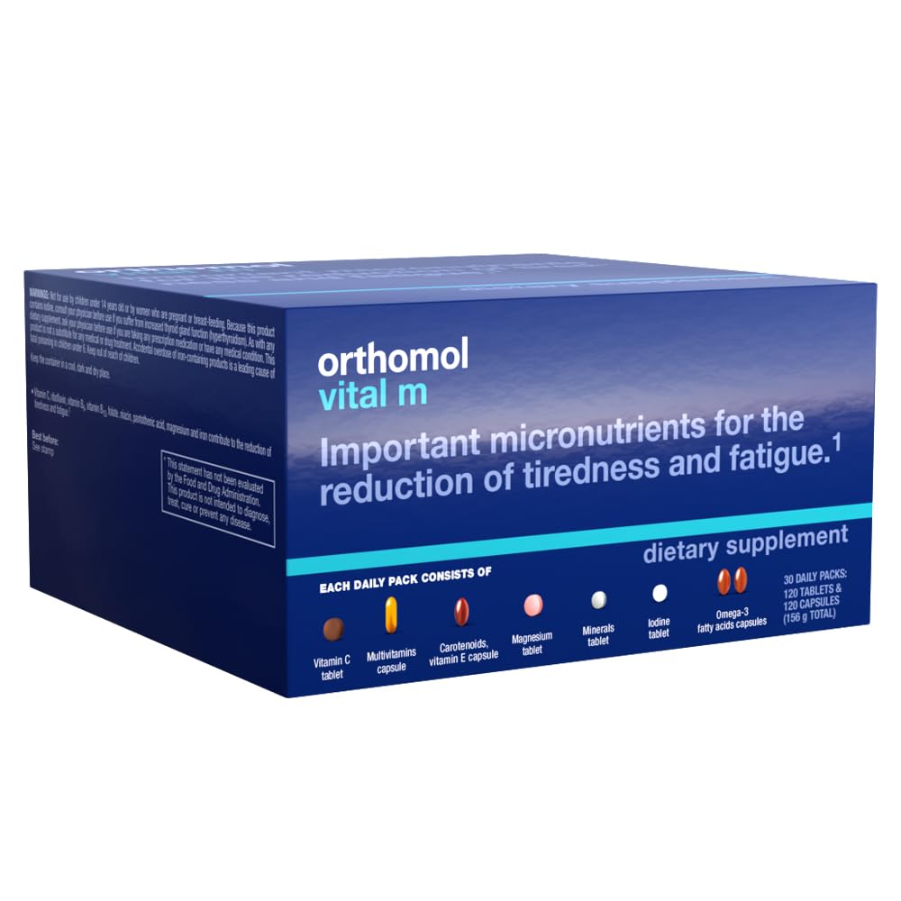 Foto 4 pulgar | Suplemento Multivitamínico Orthomol Vital M Para Hombres, Suministro De 30 Días - Venta Internacional.