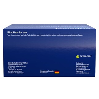 Foto 4 | Suplemento Multivitamínico Orthomol Vital M Para Hombres, Suministro De 30 Días - Venta Internacional.