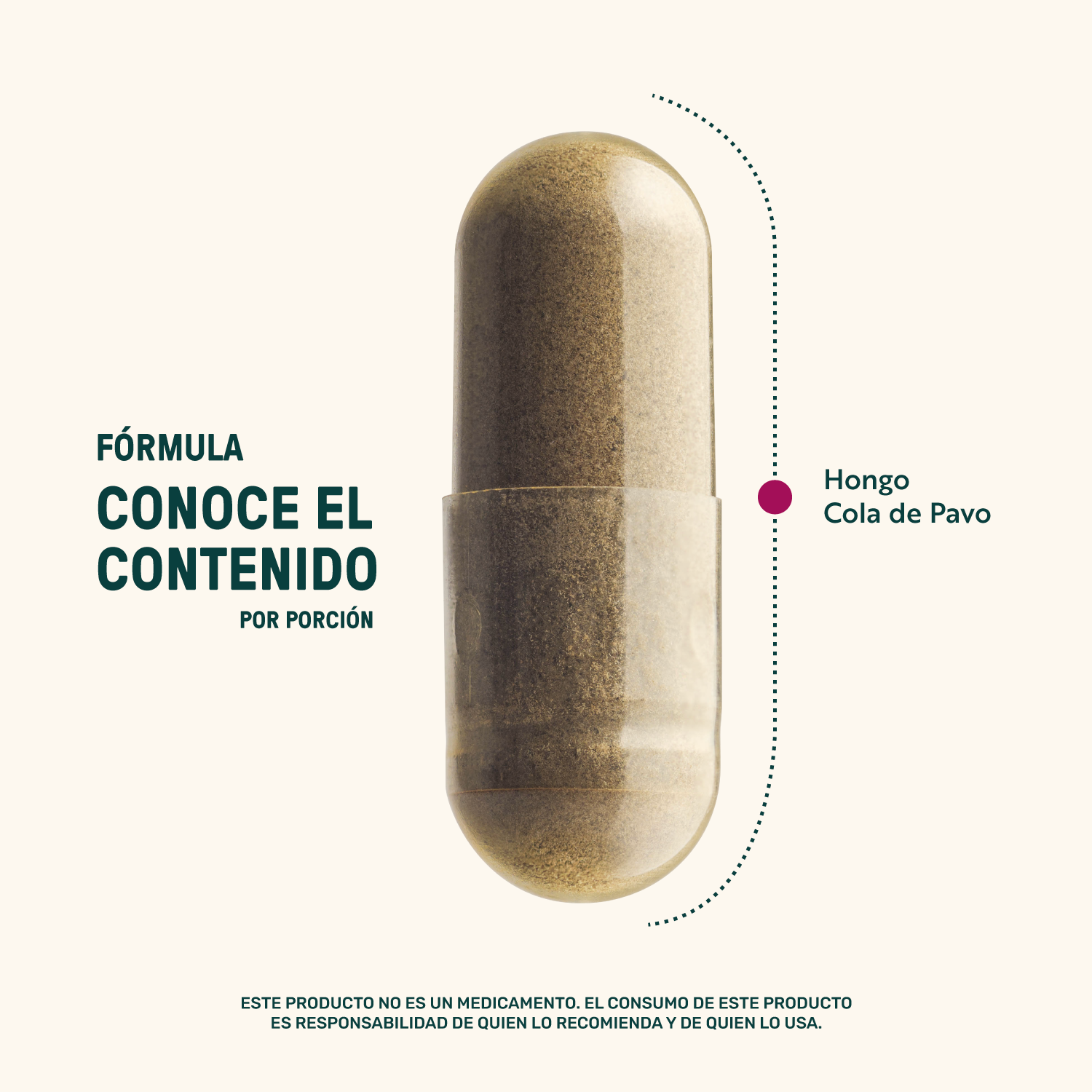Foto 4 pulgar | Cola De Pavo Life 360+ 90 Cápsulas Con Hongo Cola De Pavo