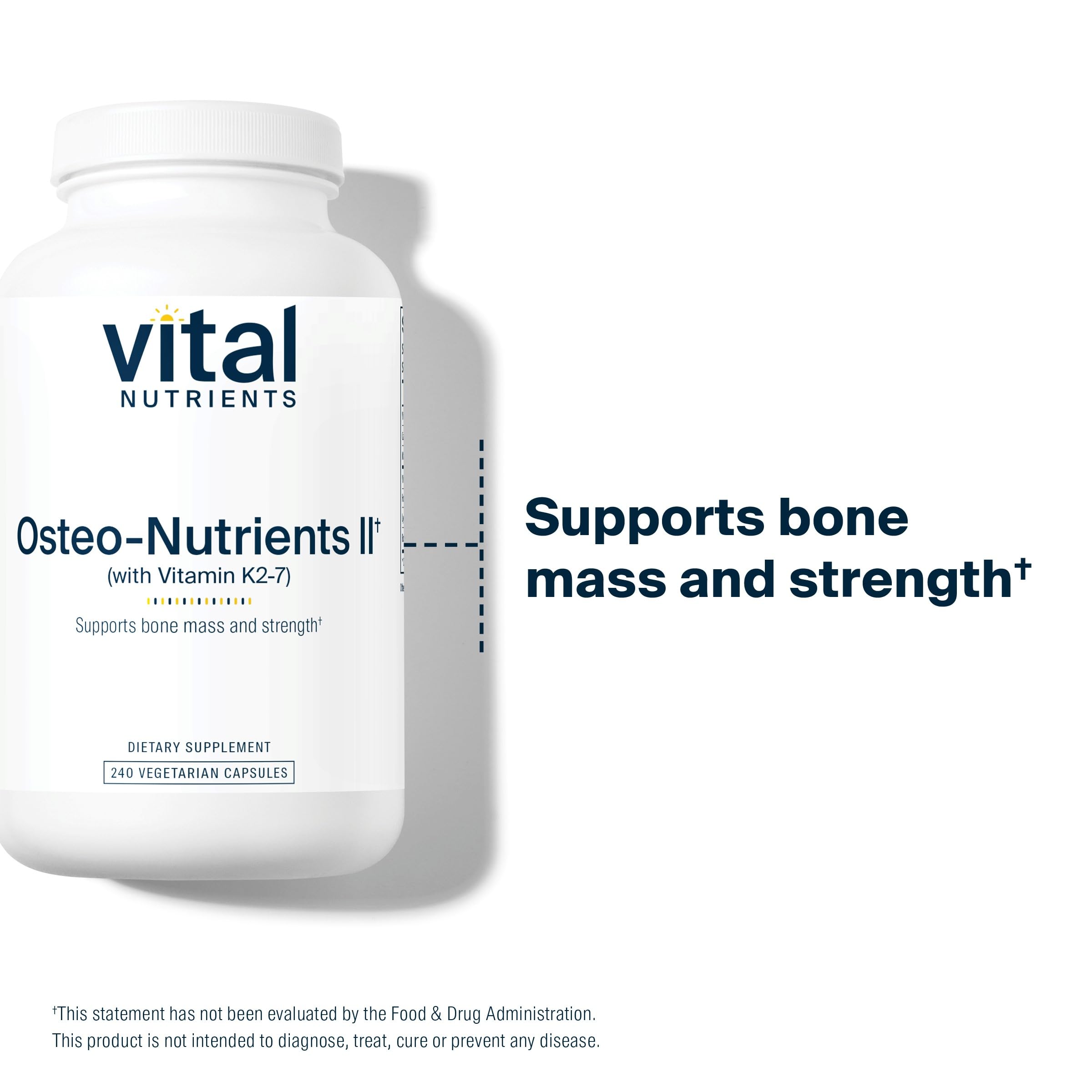 Foto 7 pulgar | Suplemento Vital Nutrients Osteo-nutrients Ii 240 Cápsulas - Venta Internacional.