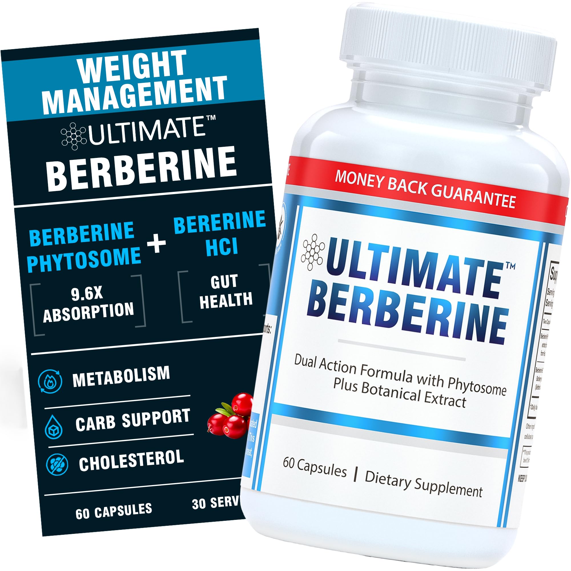 Foto 2 pulgar | Suplemento Ultimate Berberine Phytosome 1000 Mg - Venta Internacional.