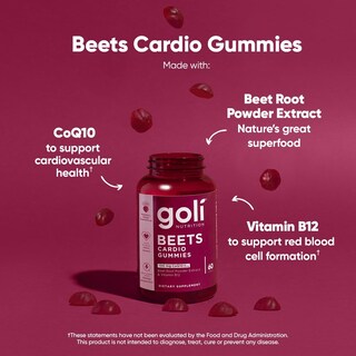 Foto 2 | Suplemento Goli Beets Cardio Gummy 180 Unidades - Venta Internacional