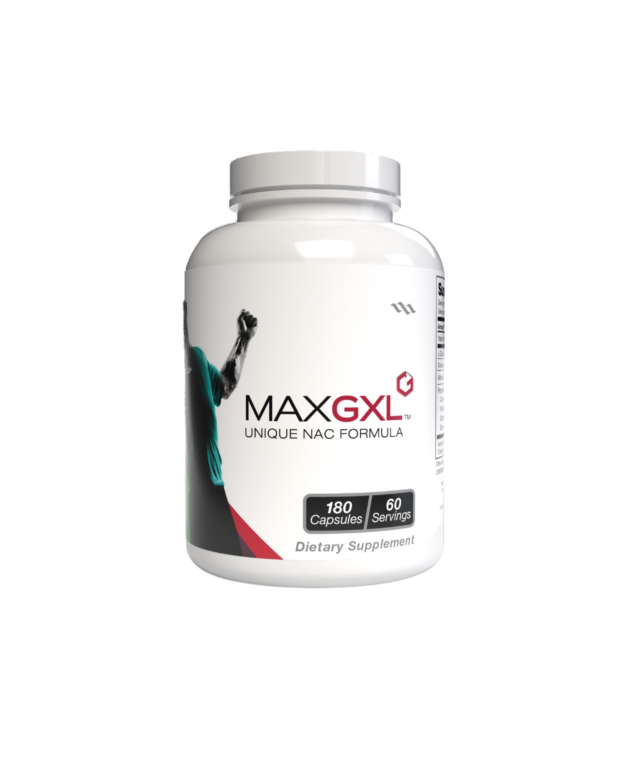 Foto 2 pulgar | Suplemento Max Gxl Nac Formula 180 Cápsulas 60 Porciones - Venta Internacional.