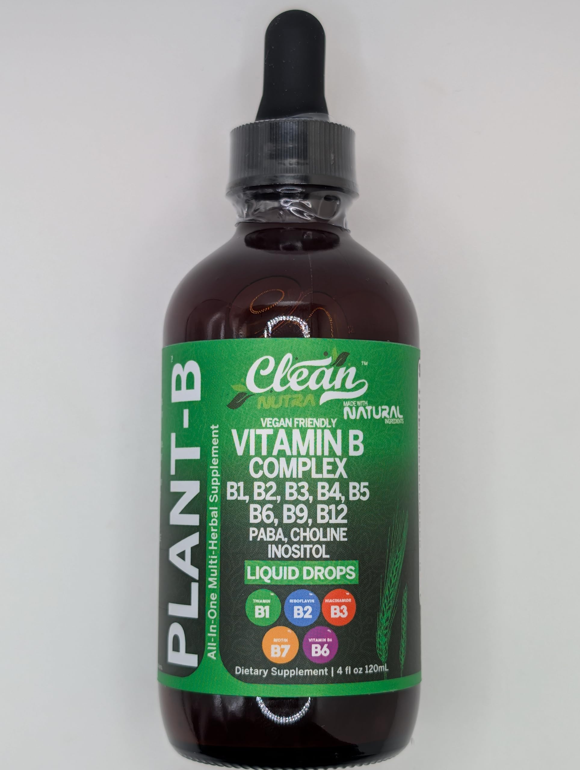 Foto 7 pulgar | Líquido De Complejo De Vitamina B Supplement Clean Nutra, 100 Ml - Venta Internacional.