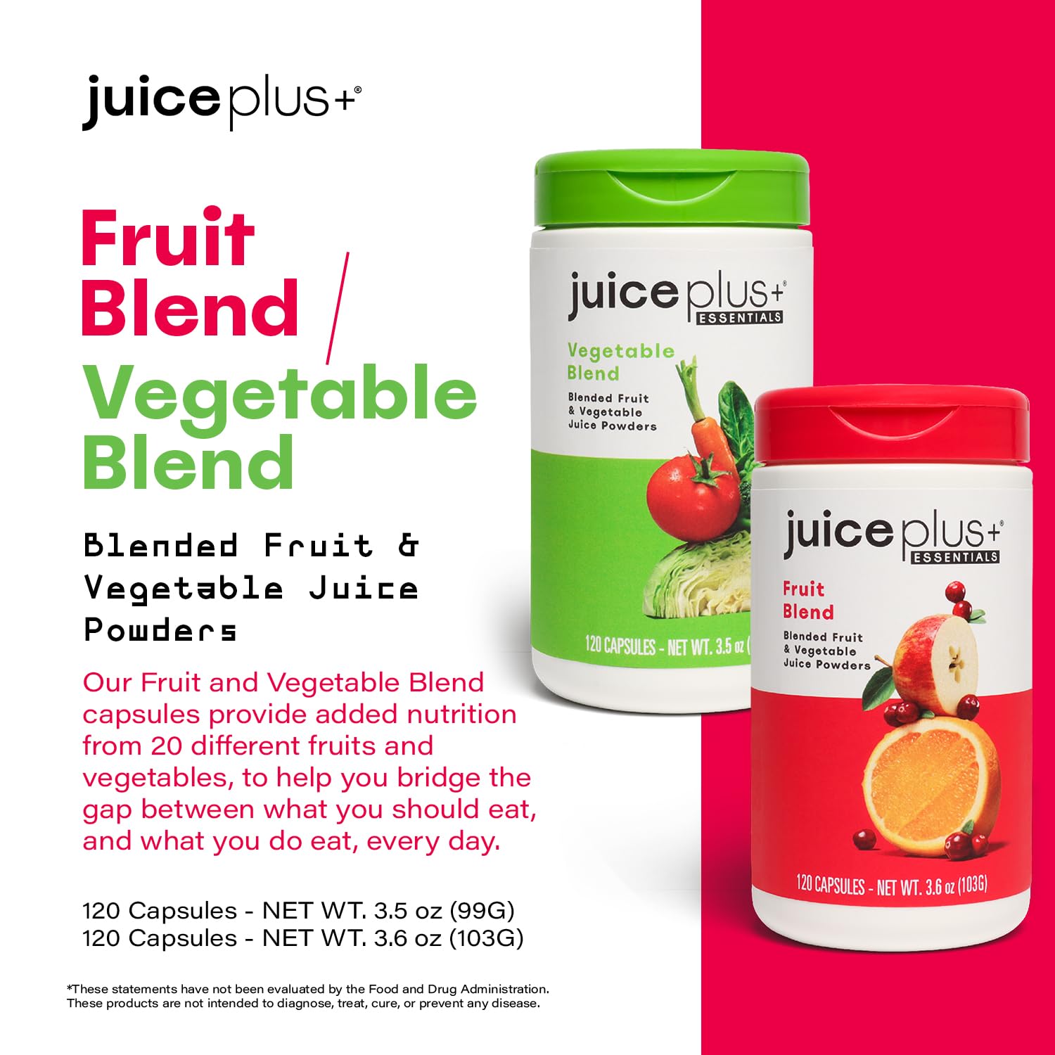 Foto 5 pulgar | Mezcla De Frutas Y Verduras Supplement Juice Plus+ 240 Cápsulas - Venta Internacional.
