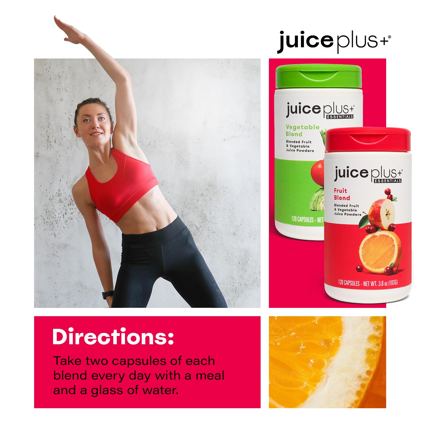 Foto 7 pulgar | Mezcla De Frutas Y Verduras Supplement Juice Plus+ 240 Cápsulas - Venta Internacional.