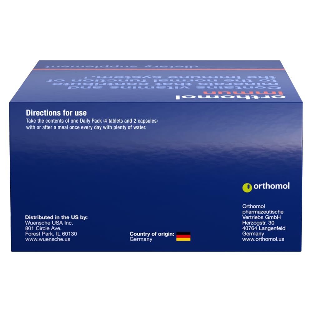 Foto 4 | Suplemento Orthomol Immun En Tabletas Y Cápsulas Para 30 Días - Venta Internacional.