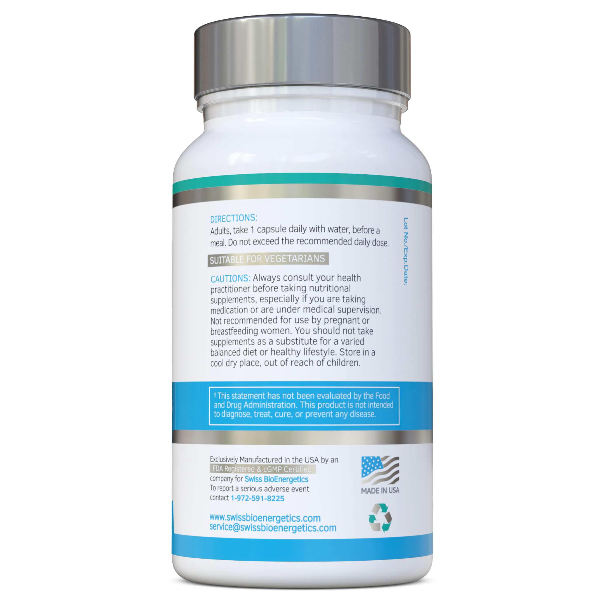 Foto 6 pulgar | Suplemento Swiss Bioenergetics Saccharomyces Boulardii 5b Cfu - Venta Internacional.
