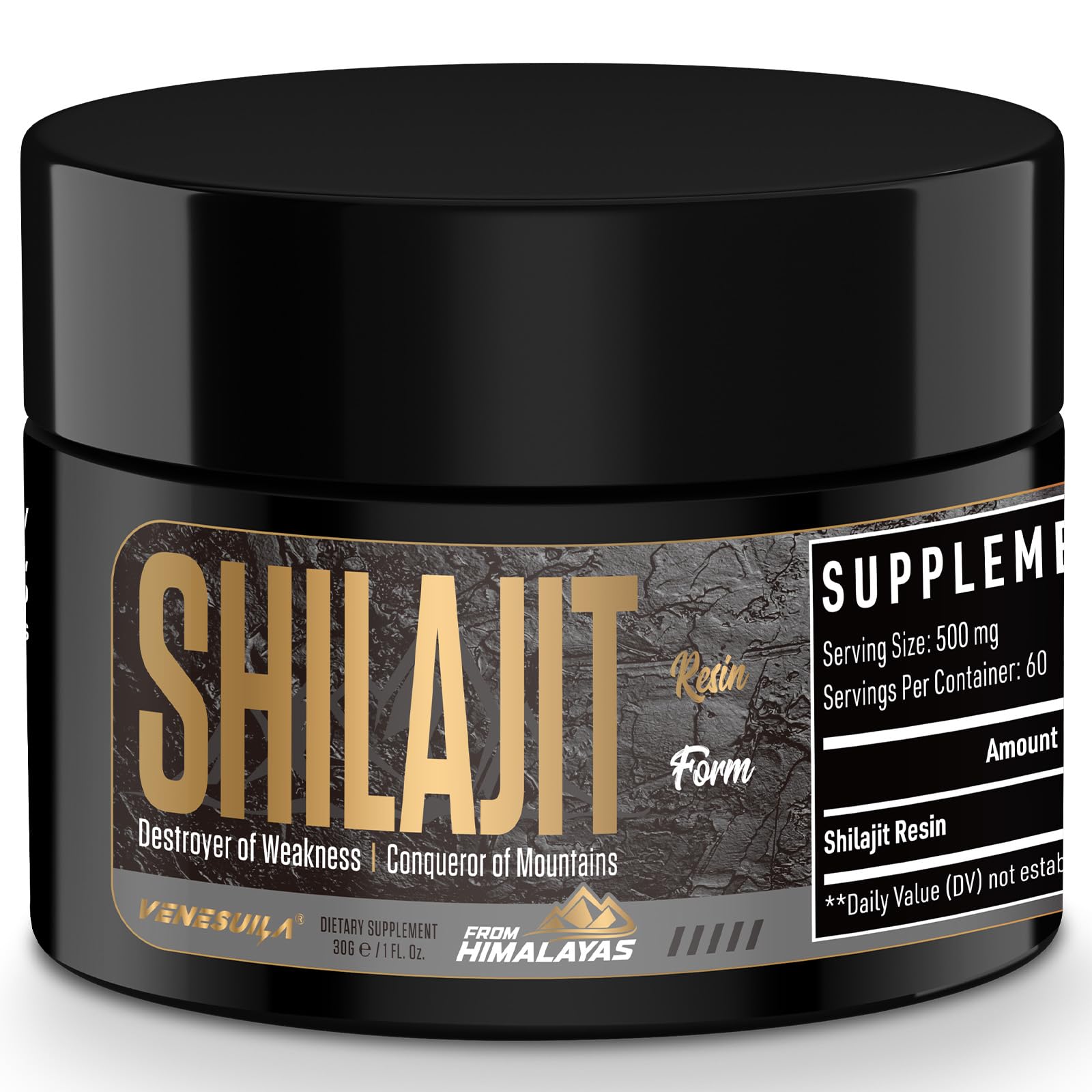 Foto 2 pulgar | Resina Shilajit Venesuila, Orgánica, Grado Dorado, 30 Ml, Más De 85 Minerales - Venta Internacional.