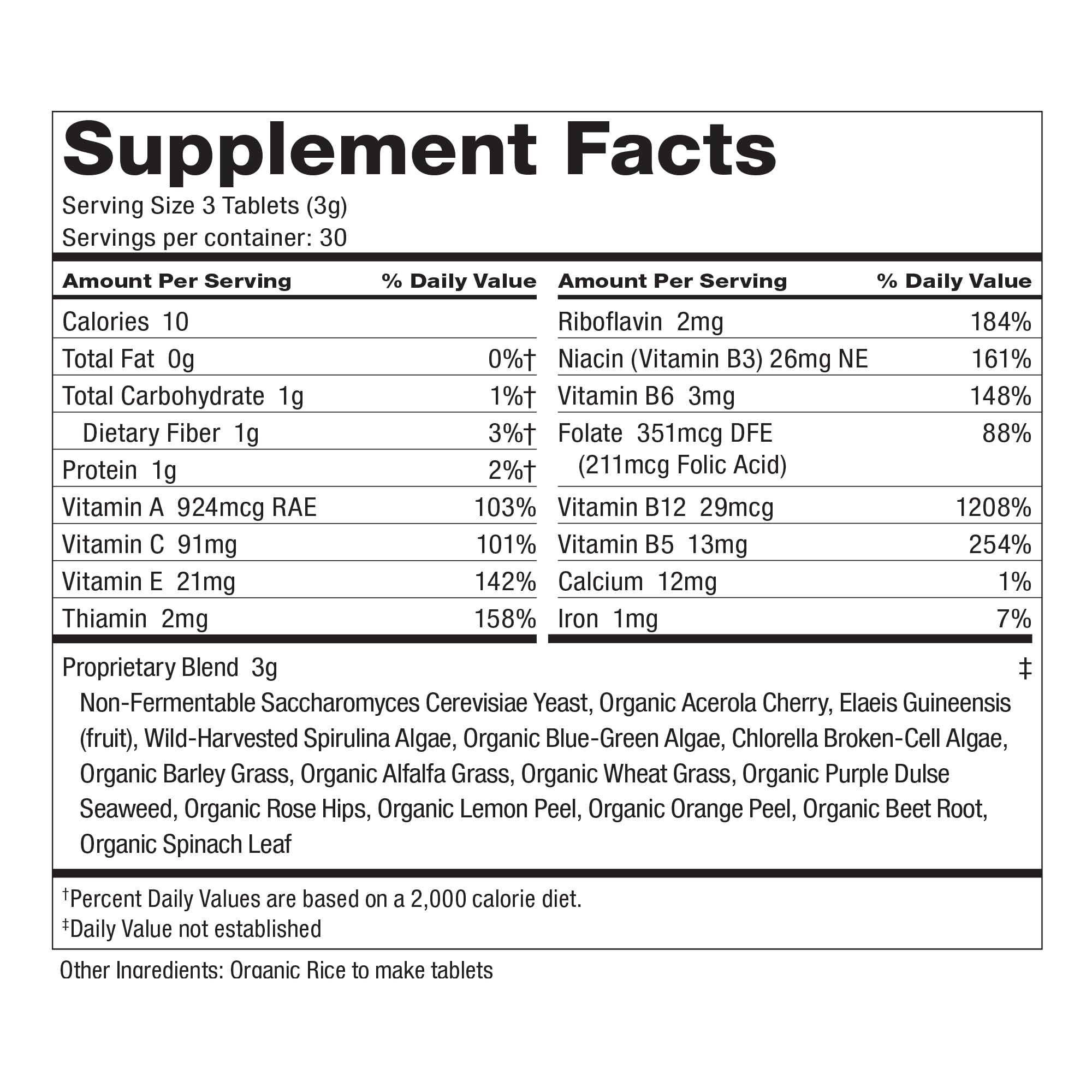 Foto 4 pulgar | Suplemento Dietético Dr. Schulze's Superfood 100 90 Comprimidos - Venta Internacional.
