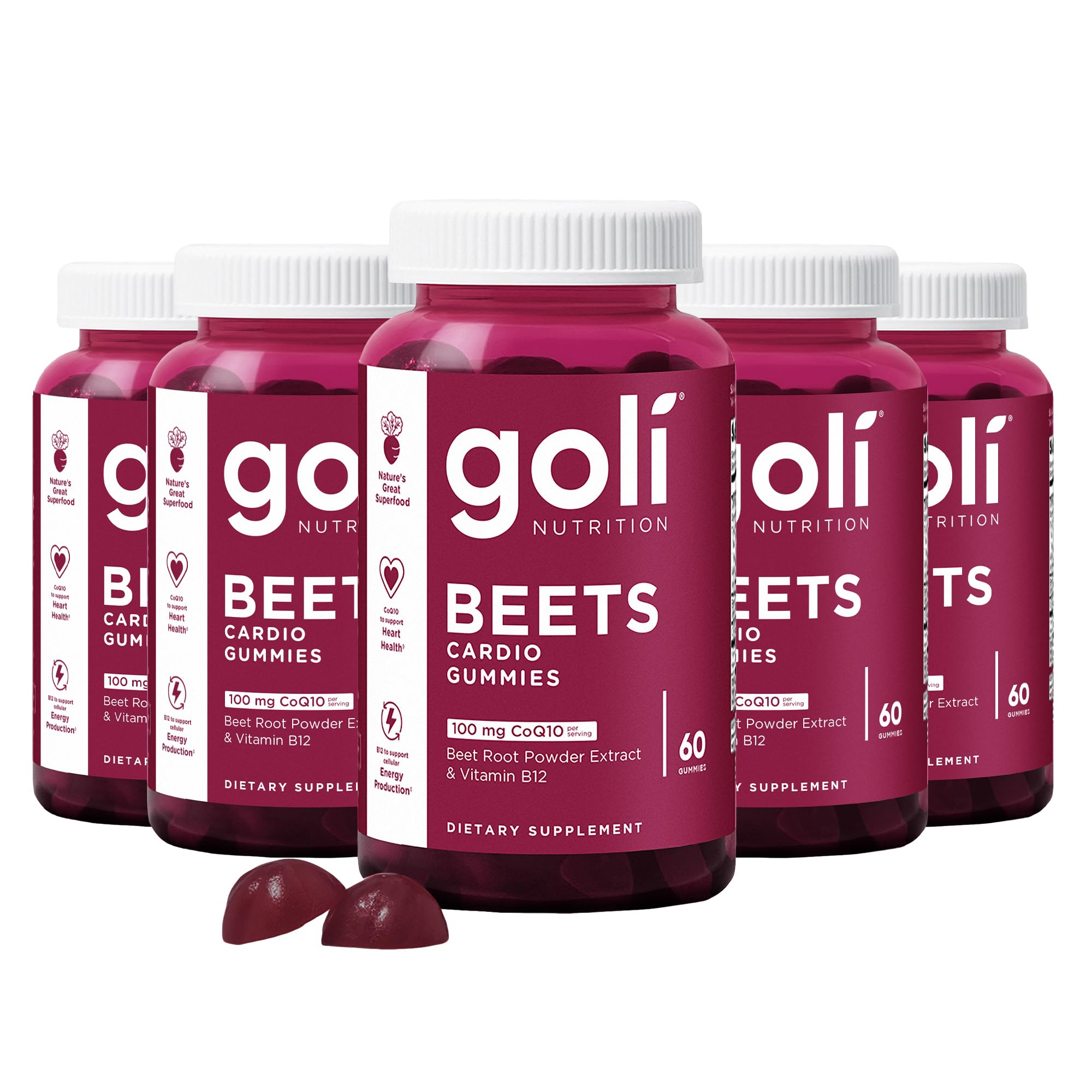 Foto 2 pulgar | Suplemento Goli Beets Cardio Gummy 300 Unidades  - Venta Internacional