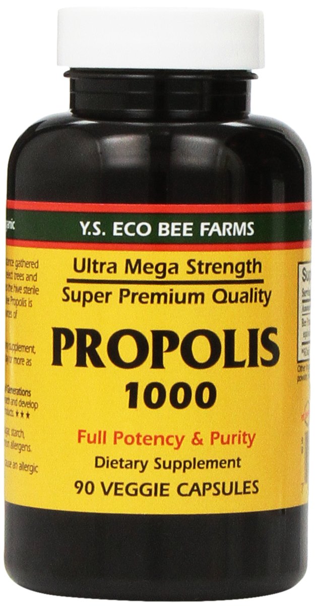 Foto 2 pulgar | Suplemento Ys Eco Bee Farms De Propóleo Crudo, 1000 Mg, 90 Cápsulas, 2 Veces - Venta Internacional.