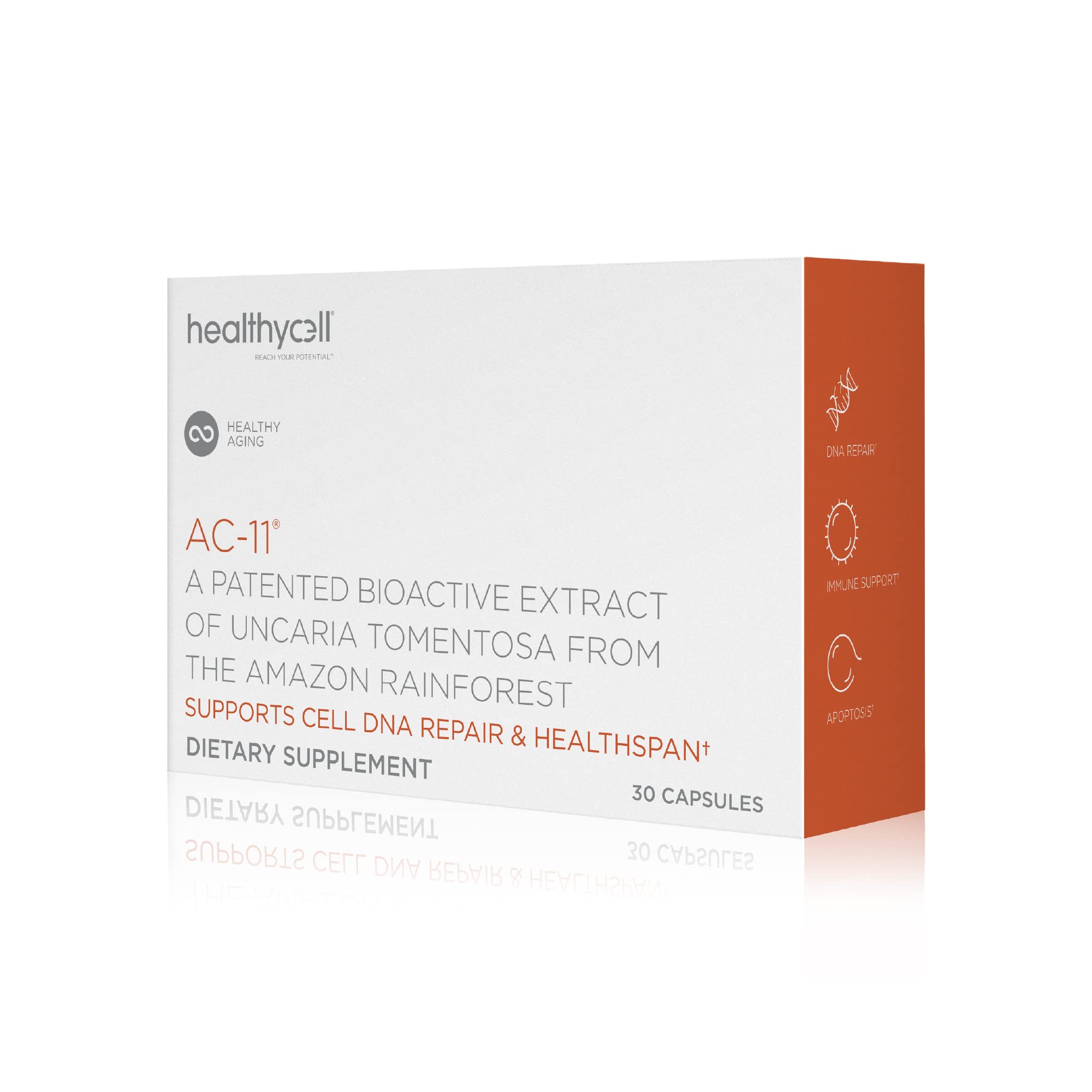 Foto 2 pulgar | Suplemento Healthycell Antienvejecimiento Dna Repair Vegan Ac-11 - Venta Internacional.