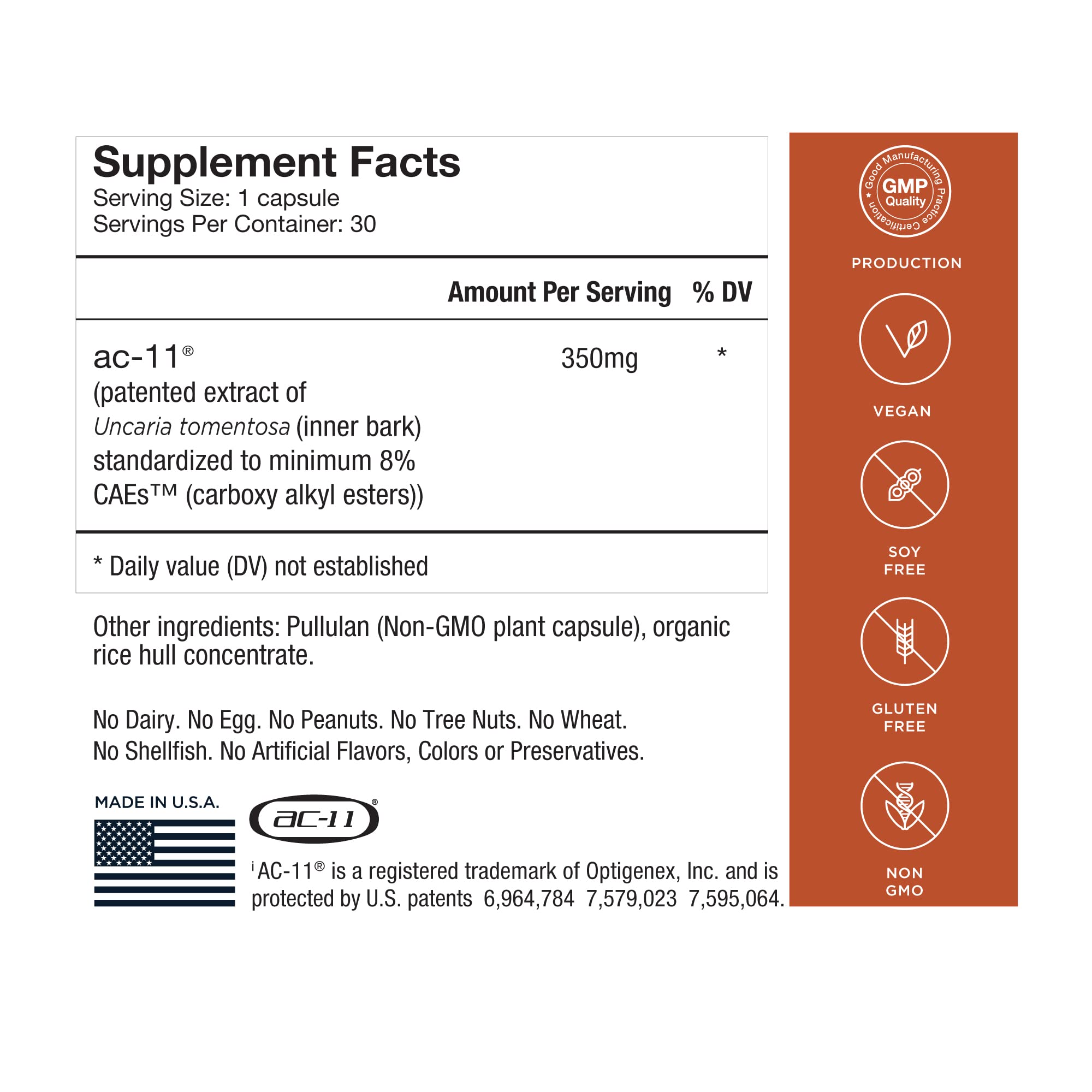 Foto 3 pulgar | Suplemento Healthycell Antienvejecimiento Dna Repair Vegan Ac-11 - Venta Internacional.