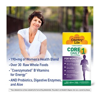 Foto 5 | Multivitamínico Country Life Core Daily-1 Para Mujeres Mayores De 50 Años - Venta Internacional.