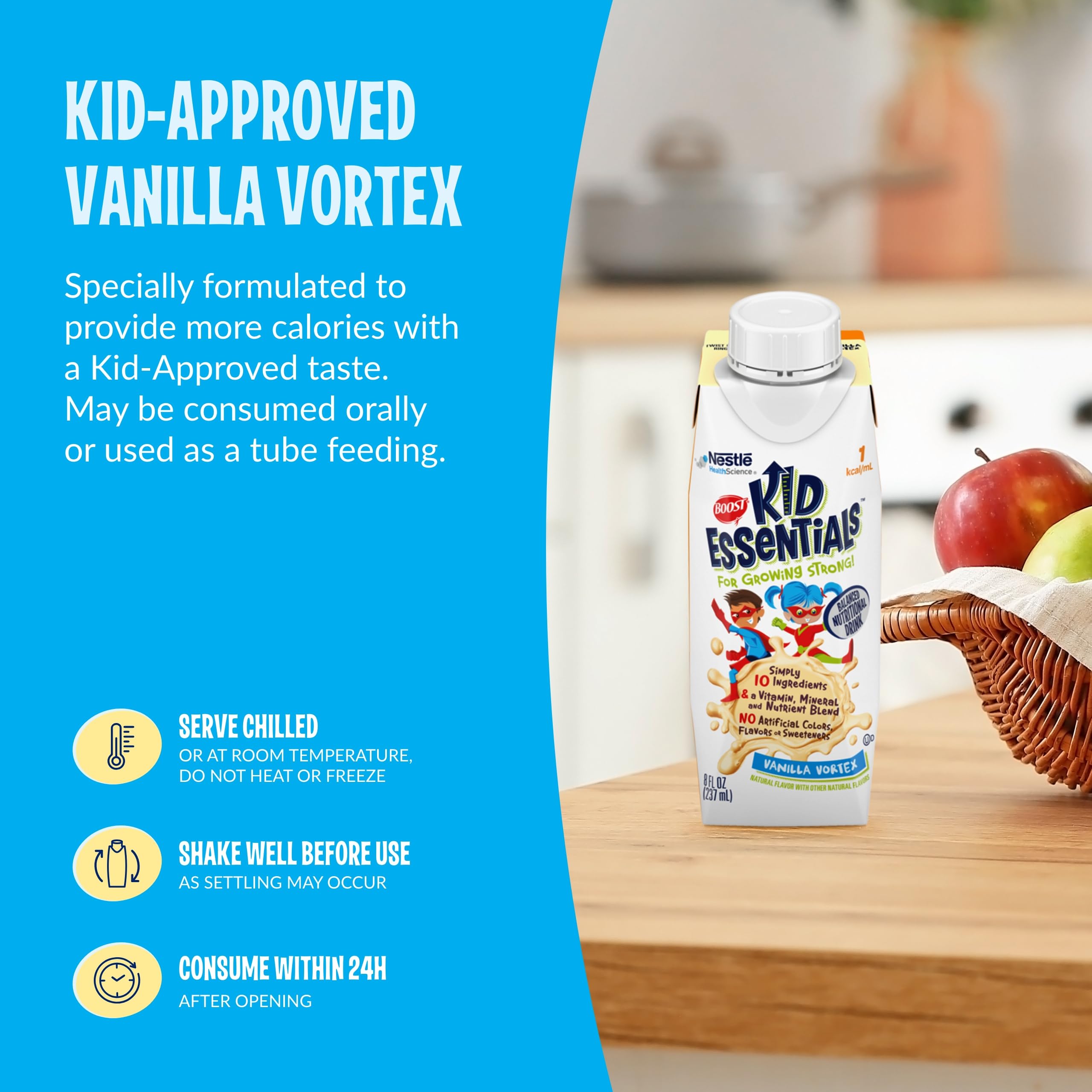 Foto 7 pulgar | Bebida Nutricional Boost Kid Essentials 1.0 Vainilla 24x237ml - Venta Internacional.