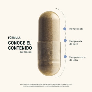 Foto 3 | Zen Blend Life 360+ 120 Cápsulas Reishi Cola De Pavo