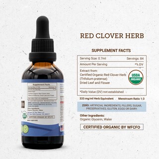 Foto 4 | Hierba De Trébol Rojo Tincture Secrets Of The Tribe, 60 Ml, Orgánica - Venta Internacional.