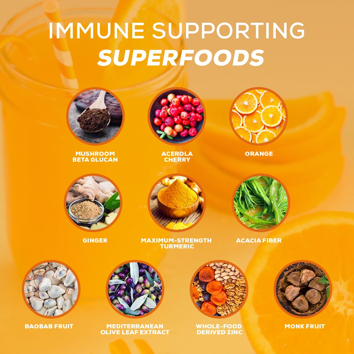 Foto 5 | Supplement Organifi Immunity Superfood Support, 15 Paquetes - Venta Internacional.