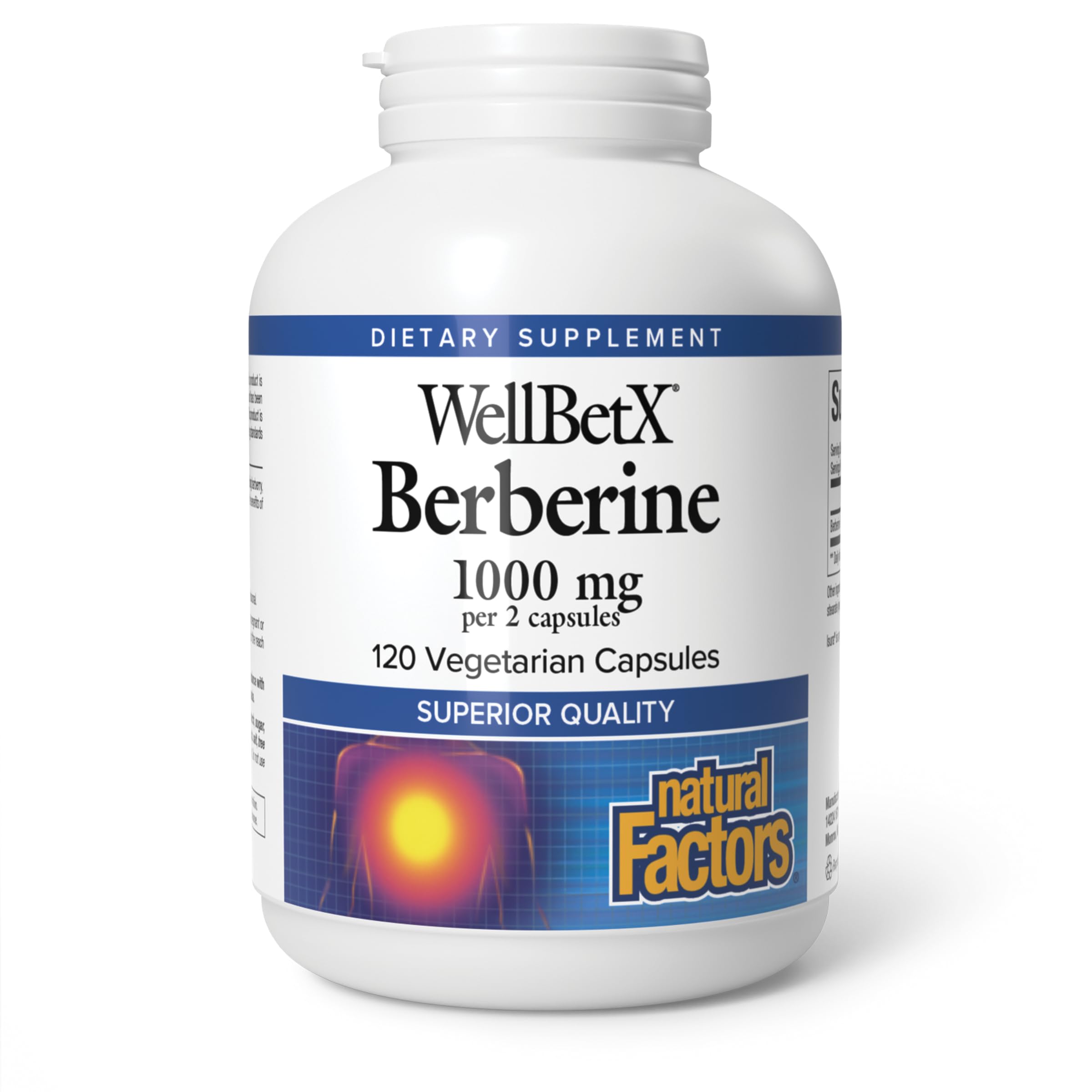 Foto 2 pulgar | Suplemento De Factores Naturales Wellbetx Berberine 1000 Mg - Venta Internacional.