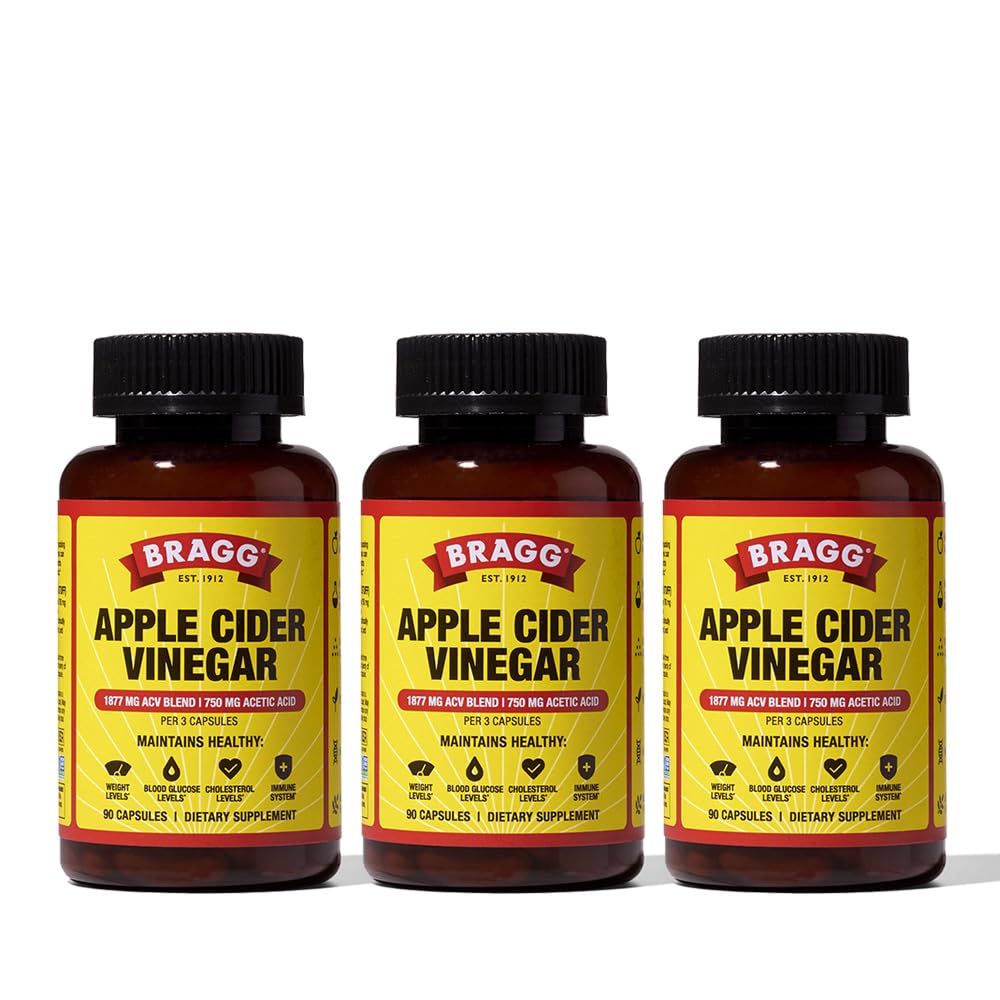 Foto 1 | Cápsulas De Vinagre De Sidra De Manzana Supplements Bragg, 90 Cápsulas - Venta Internacional.