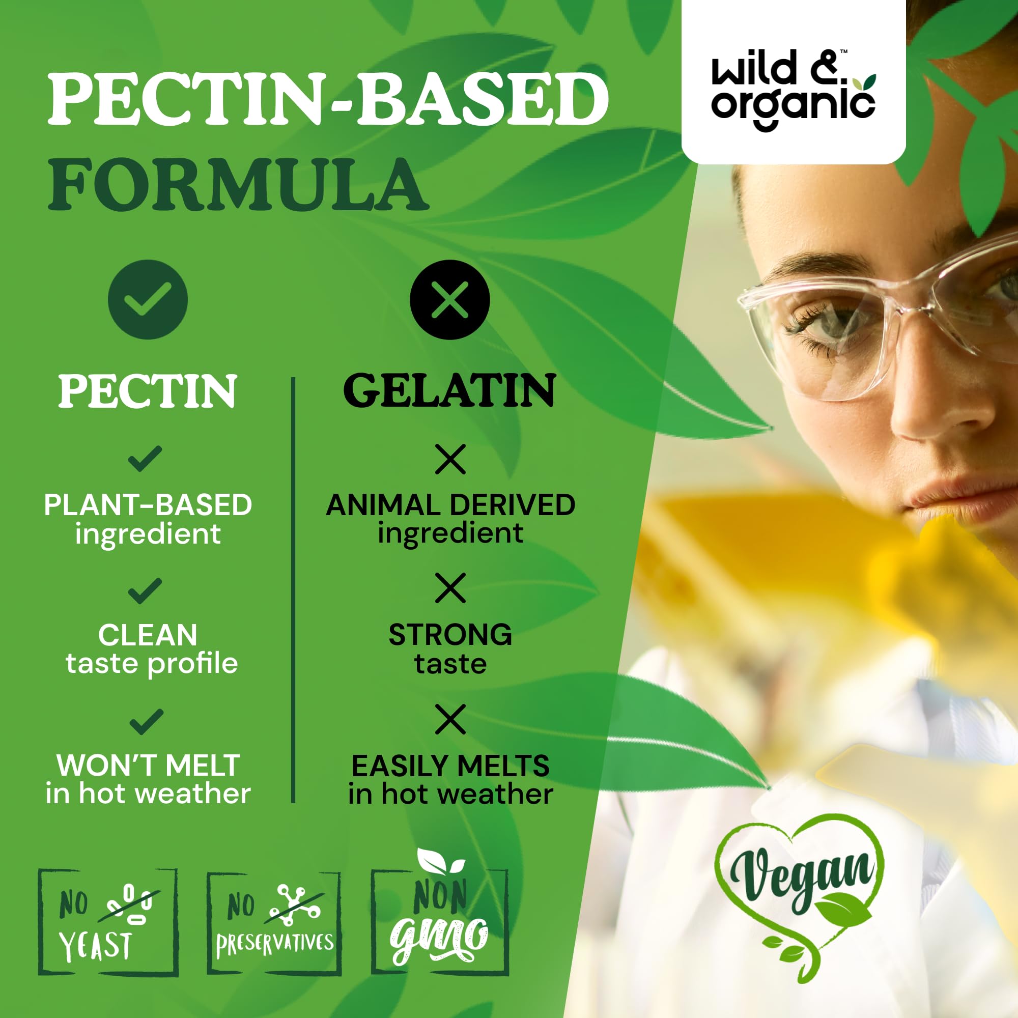 Foto 6 pulgar | Gomitas Sea Moss Wild & Organic De 1600 Mg Con Fucus De 90 Unidades - Venta Internacional.