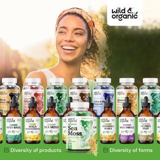 Foto 7 | Gomitas Sea Moss Wild & Organic De 1600 Mg Con Fucus De 90 Unidades - Venta Internacional.