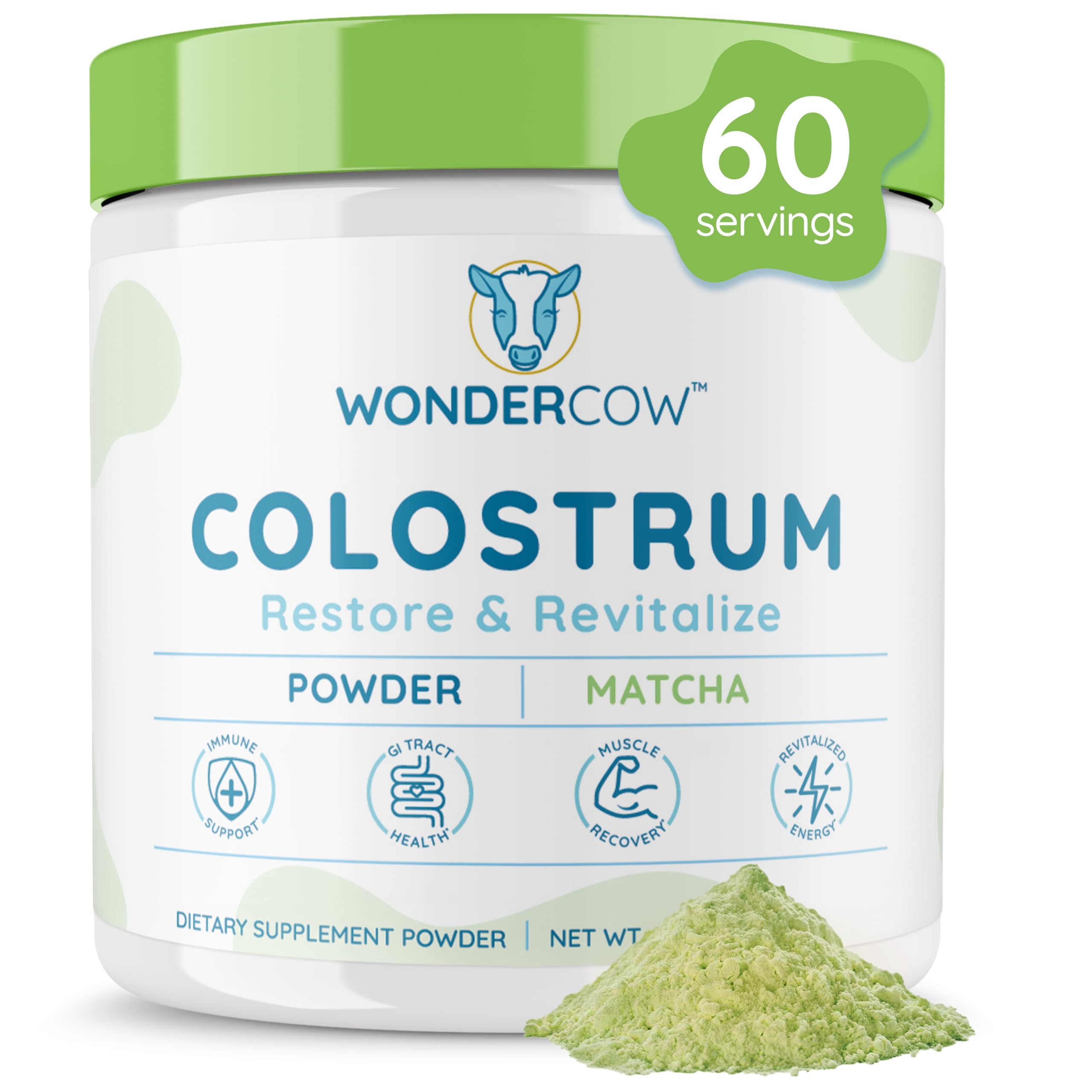Foto 1 | Suplemento De Calostro En Polvo Wondercow Natural Igg 60 Porciones - Venta Internacional.