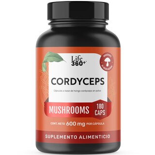 Foto 1 | Cordyceps Mushrooms Life 360+ 180 Cápsulas Hongo Cordyceps