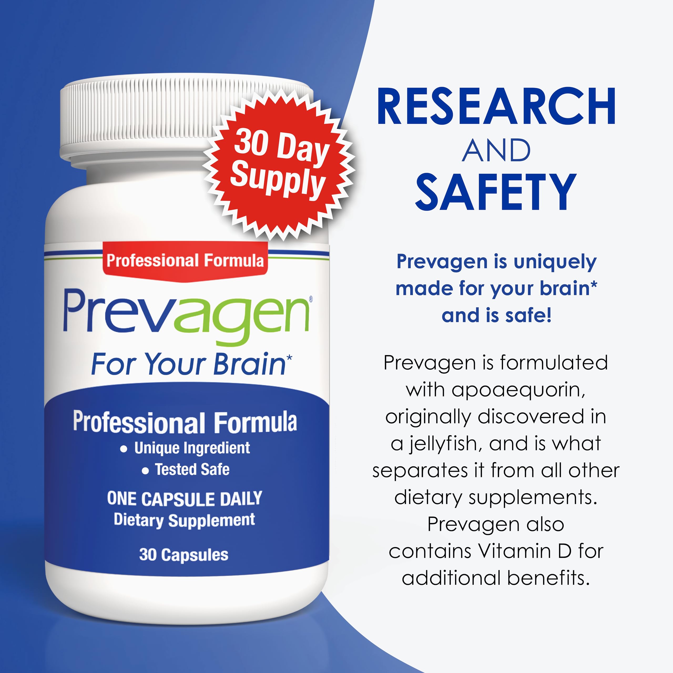Foto 7 pulgar | Suplemento Prevagen Professional Formula 40 Mg 30 Cápsulas X2 - Venta Internacional.