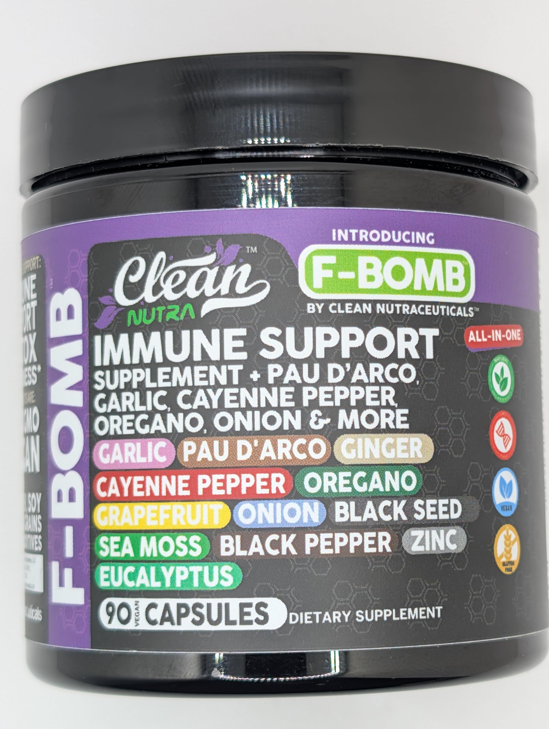 Foto 7 pulgar | Supplement Clean Nutra Organic Inmune Support - Venta Internacional.