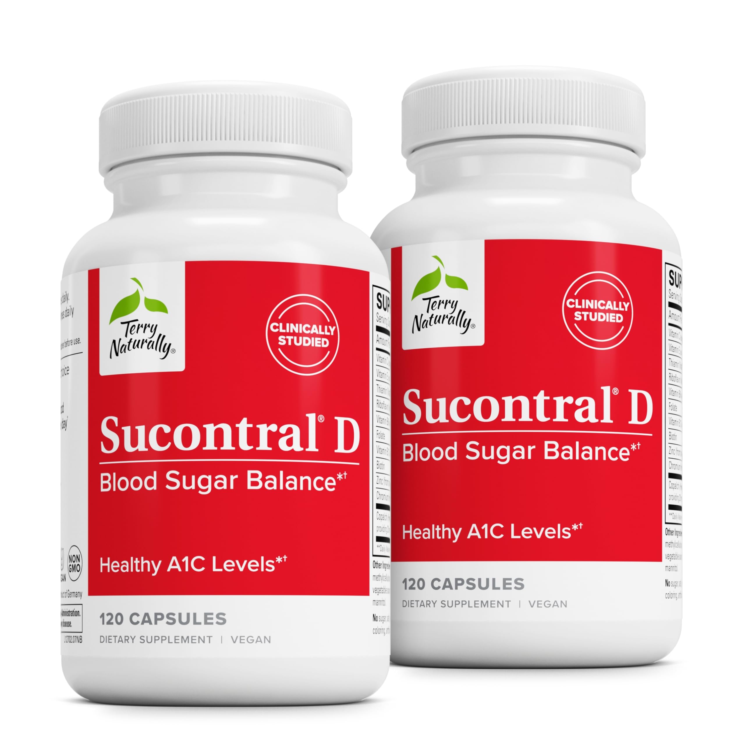 Foto 2 pulgar | Suplemento Terry Naturally Sucontral D-b Complex Y Folato - Venta Internacional.