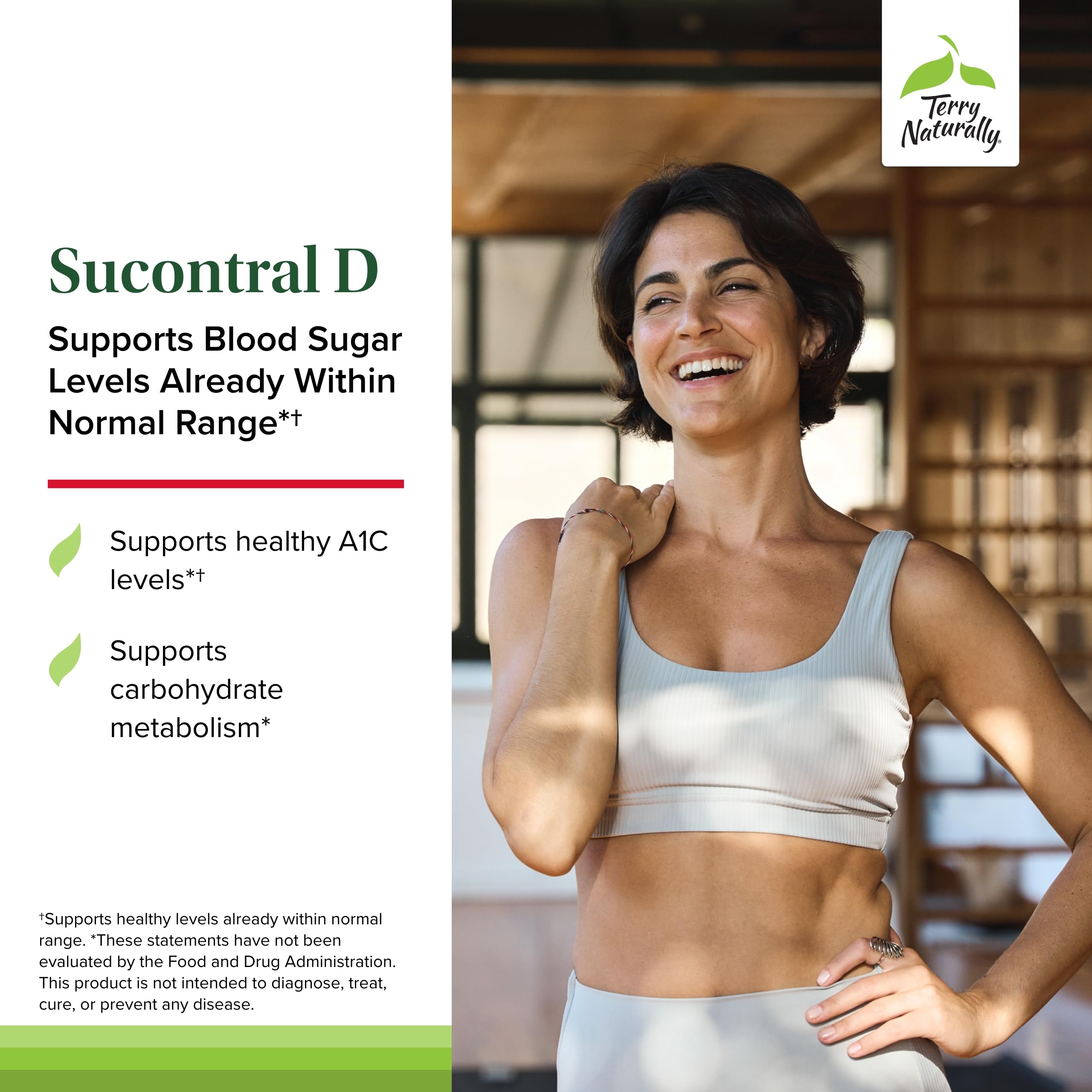 Foto 4 pulgar | Suplemento Terry Naturally Sucontral D-b Complex Y Folato - Venta Internacional.