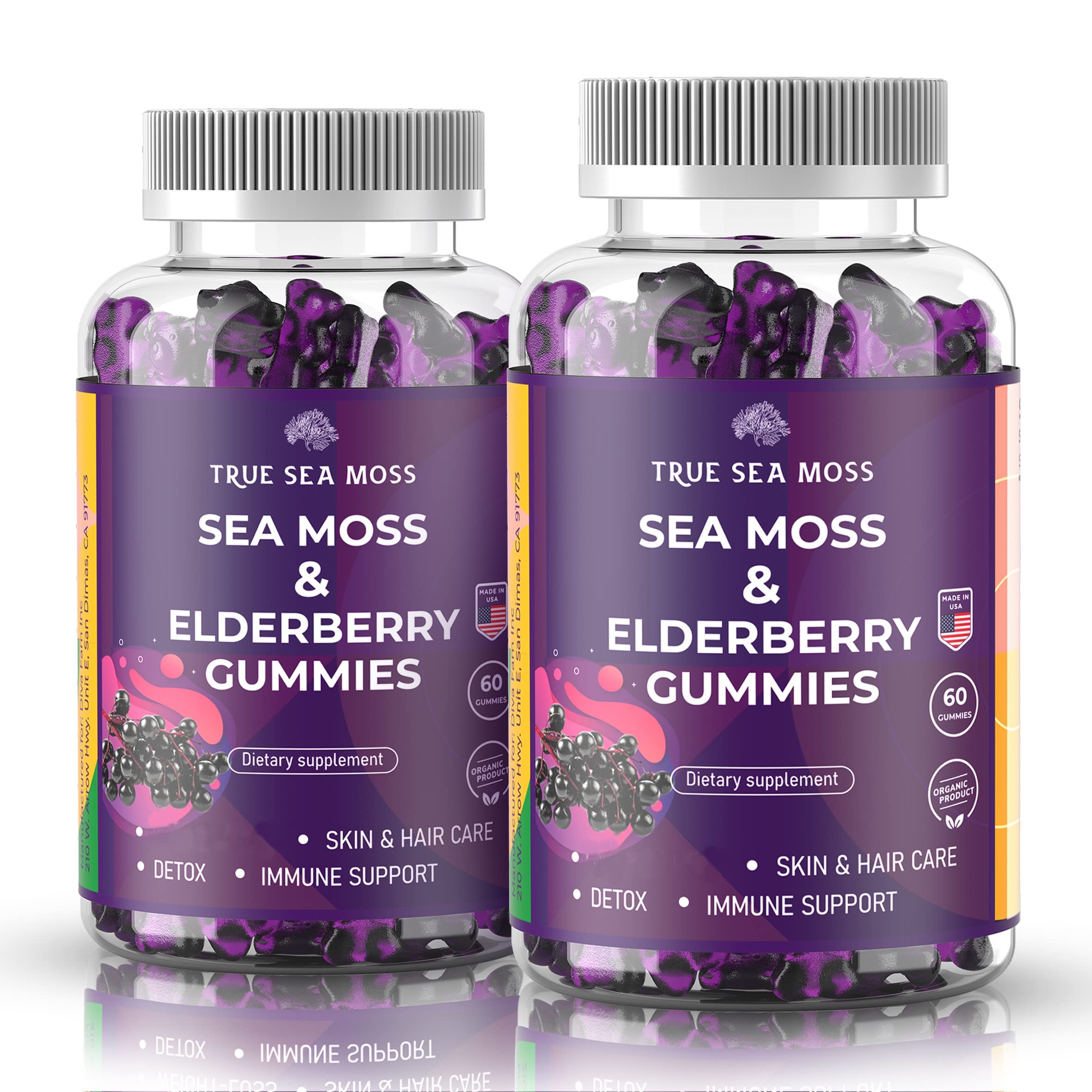Foto 2 pulgar | Gominolas Sea Moss Trueseamoss Con Musgo Marino Irlandés, Paquete De 2 - Venta Internacional.