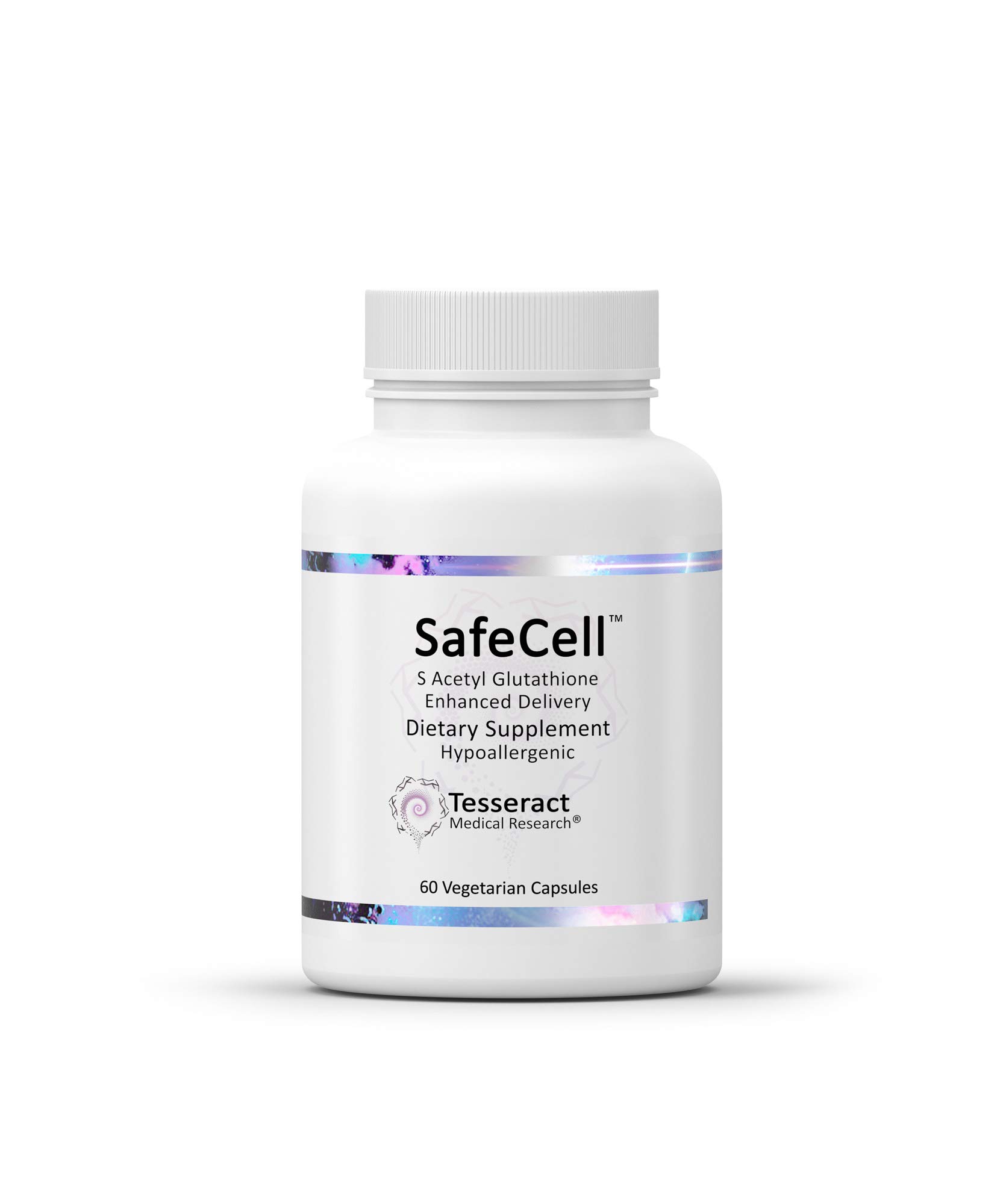 Foto 2 pulgar | Suplemento Tesseract Medical Research Safecell S-acetil Glutatión 300 Mg 60 Cápsulas Vegetarianas - Venta Internaciona