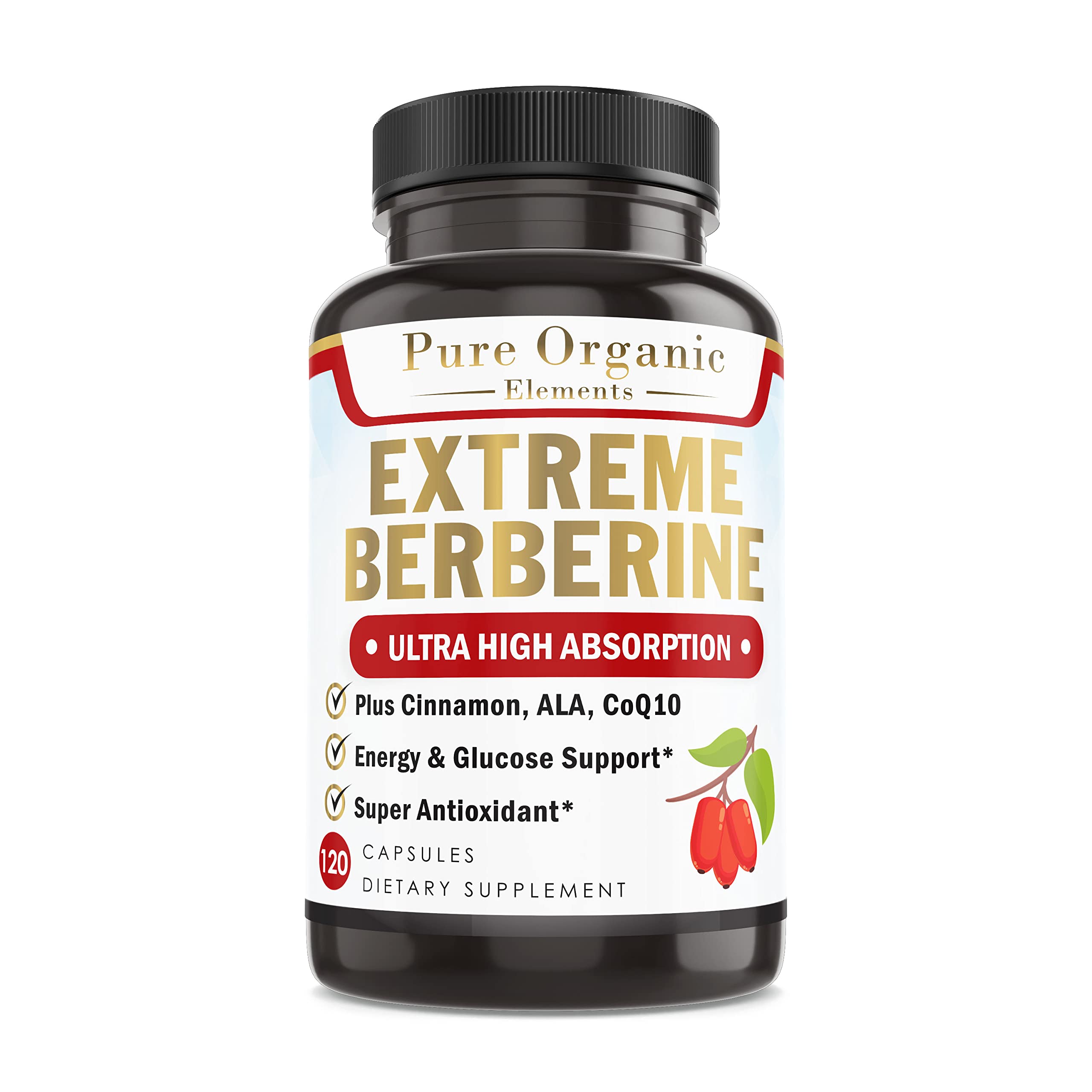 Foto 5 | Suplemento Pure Organic Elements Extreme Berberine Plus - Venta Internacional.