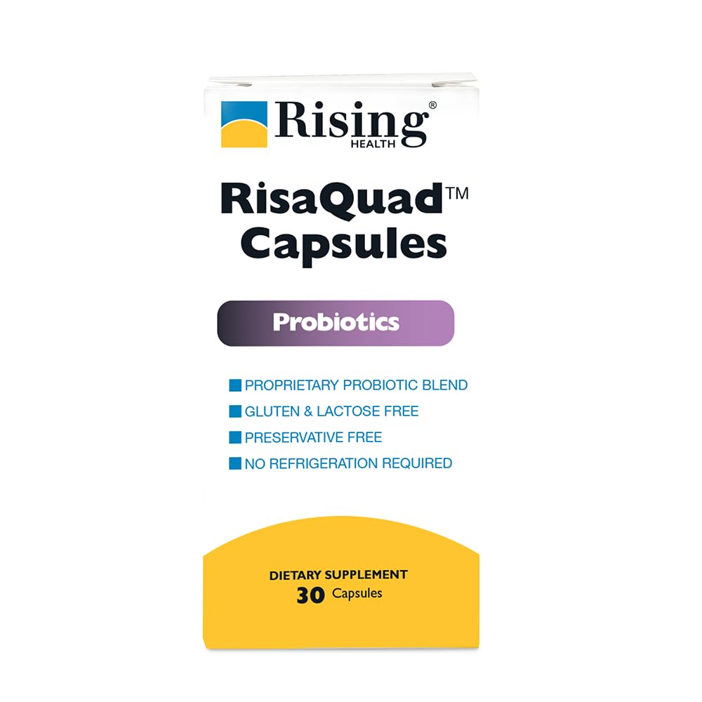 Foto 2 pulgar | Suplemento Dietético Probiótico En Cápsulas Rising Health Risaquad, 230 Mg, 30 Unidades - Venta Internacional.