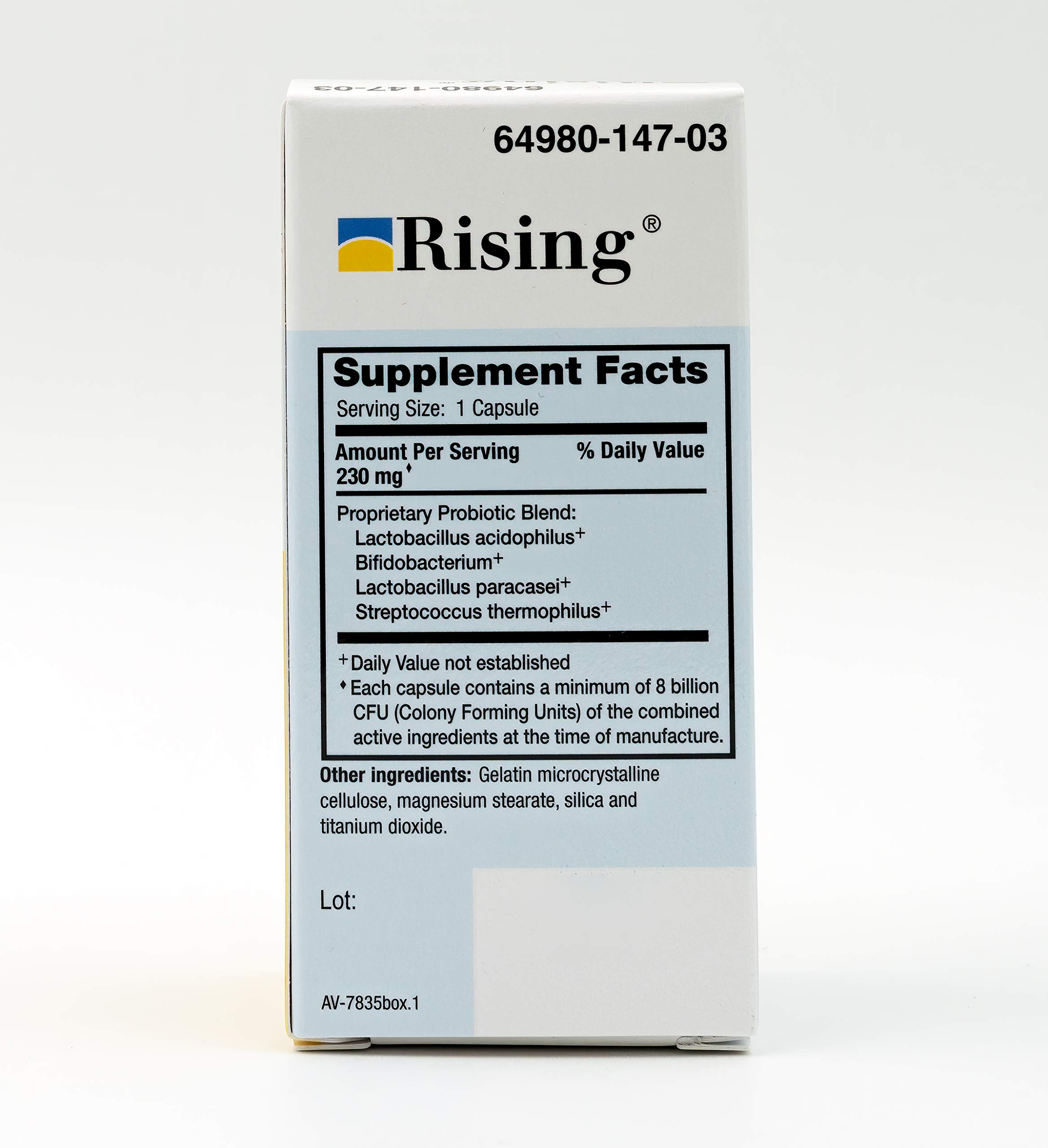 Foto 3 pulgar | Suplemento Dietético Probiótico En Cápsulas Rising Health Risaquad, 230 Mg, 30 Unidades - Venta Internacional.