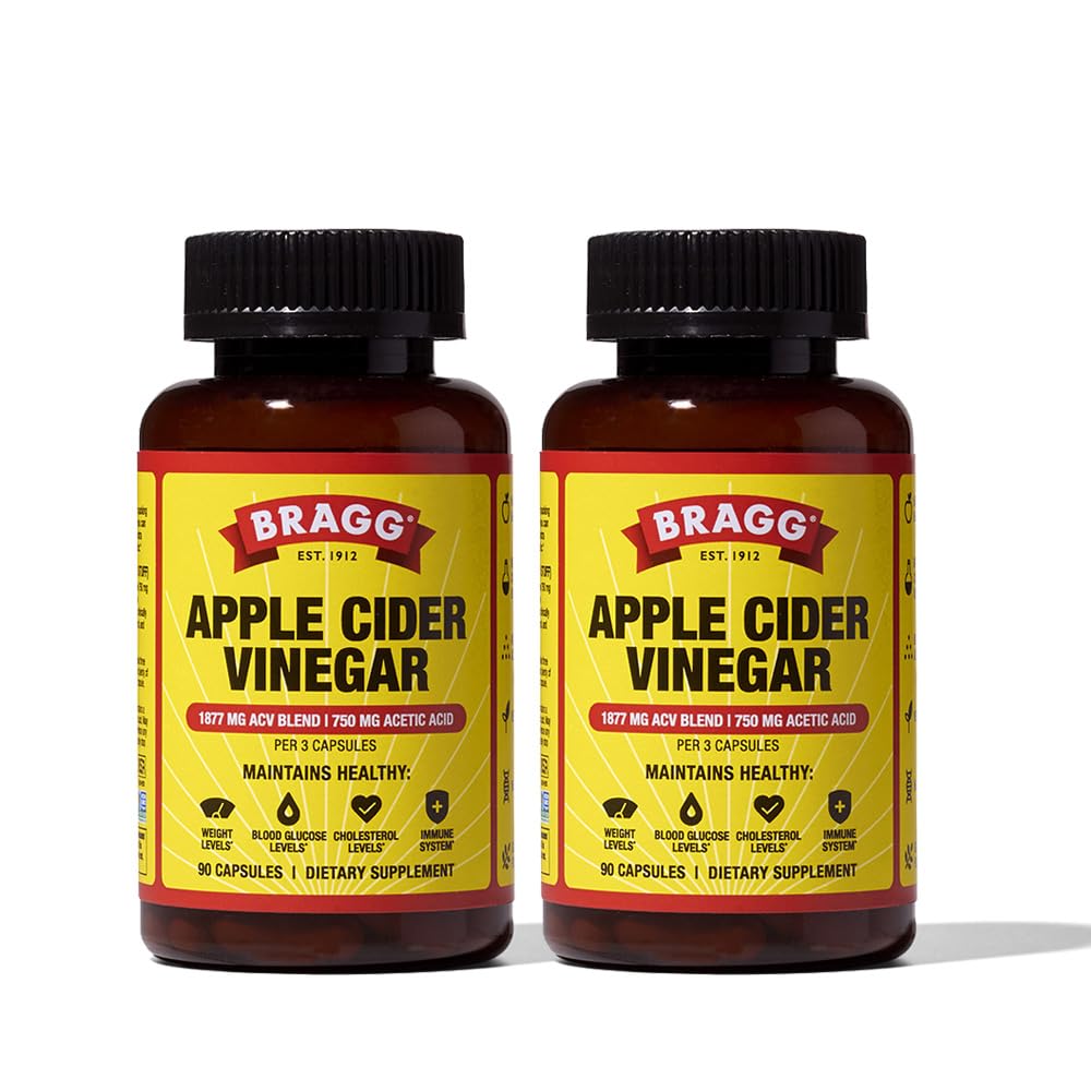 Foto 2 pulgar | Suplementos De Vinagre De Manzana Bragg En Cápsulas 90 Unidades - Venta Internacional.