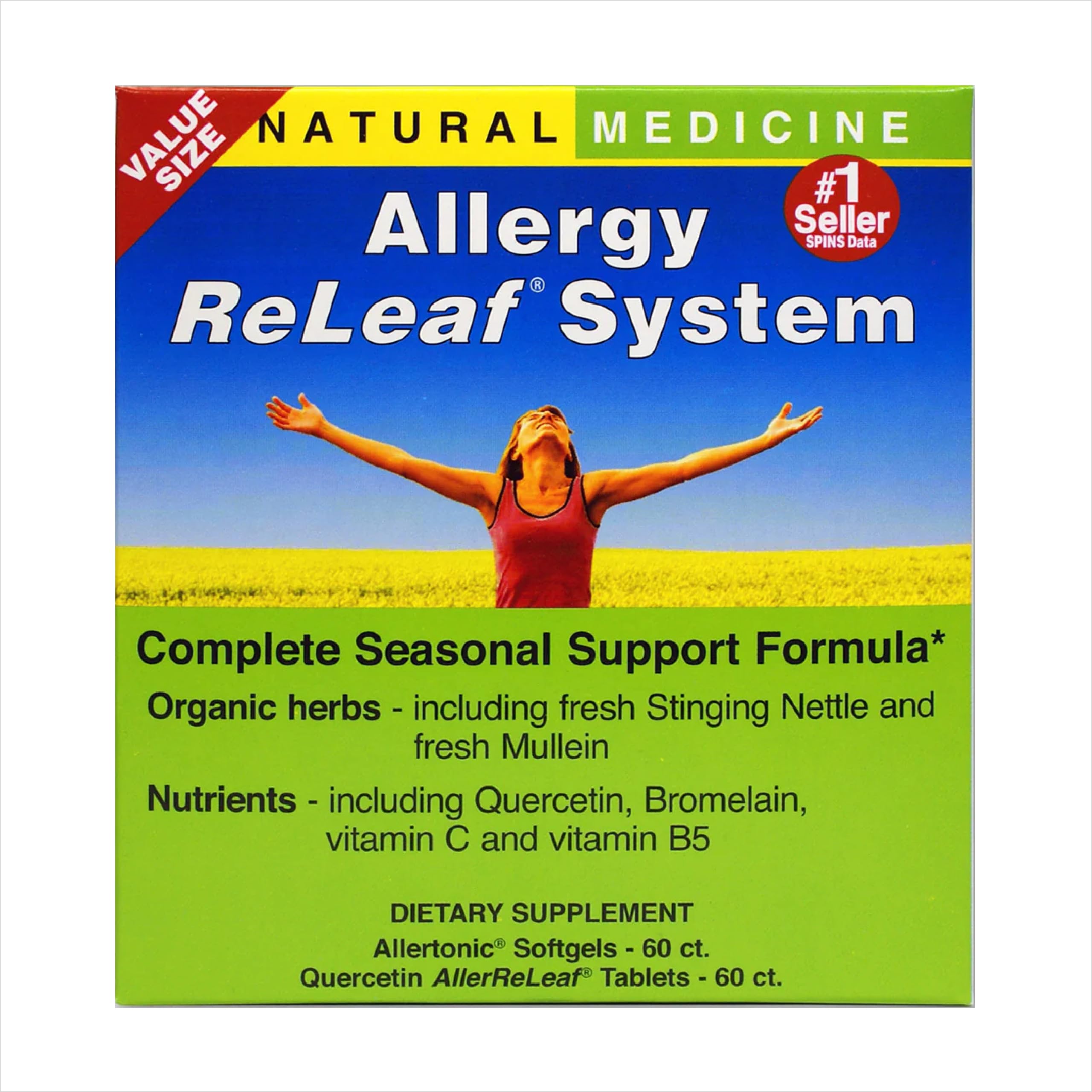 Foto 2 pulgar | Hierbas Suplementarias, Etc. Sistema Allergy Releaf, 60 Cápsulas Blandas - Venta Internacional.