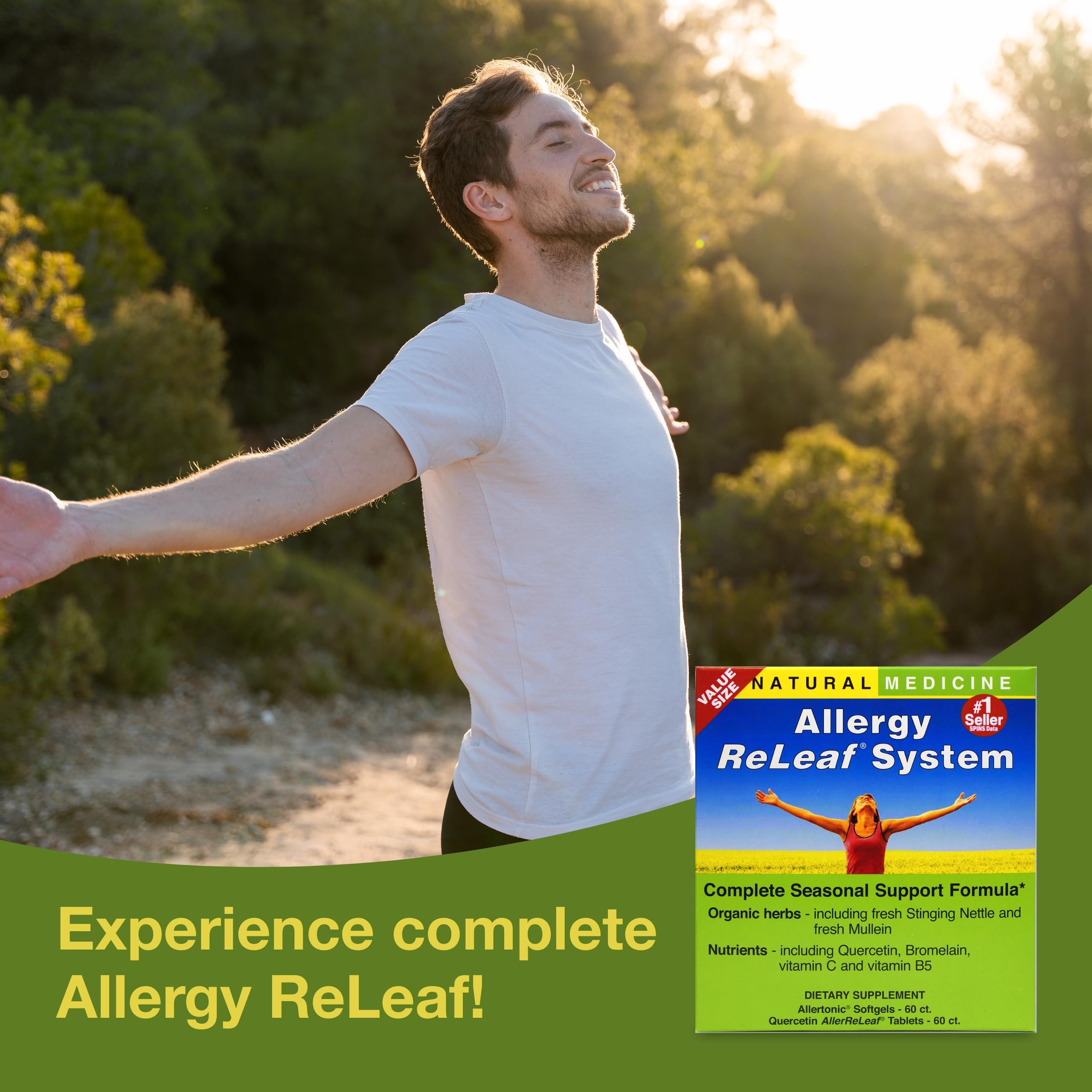 Foto 4 pulgar | Hierbas Suplementarias, Etc. Sistema Allergy Releaf, 60 Cápsulas Blandas - Venta Internacional.