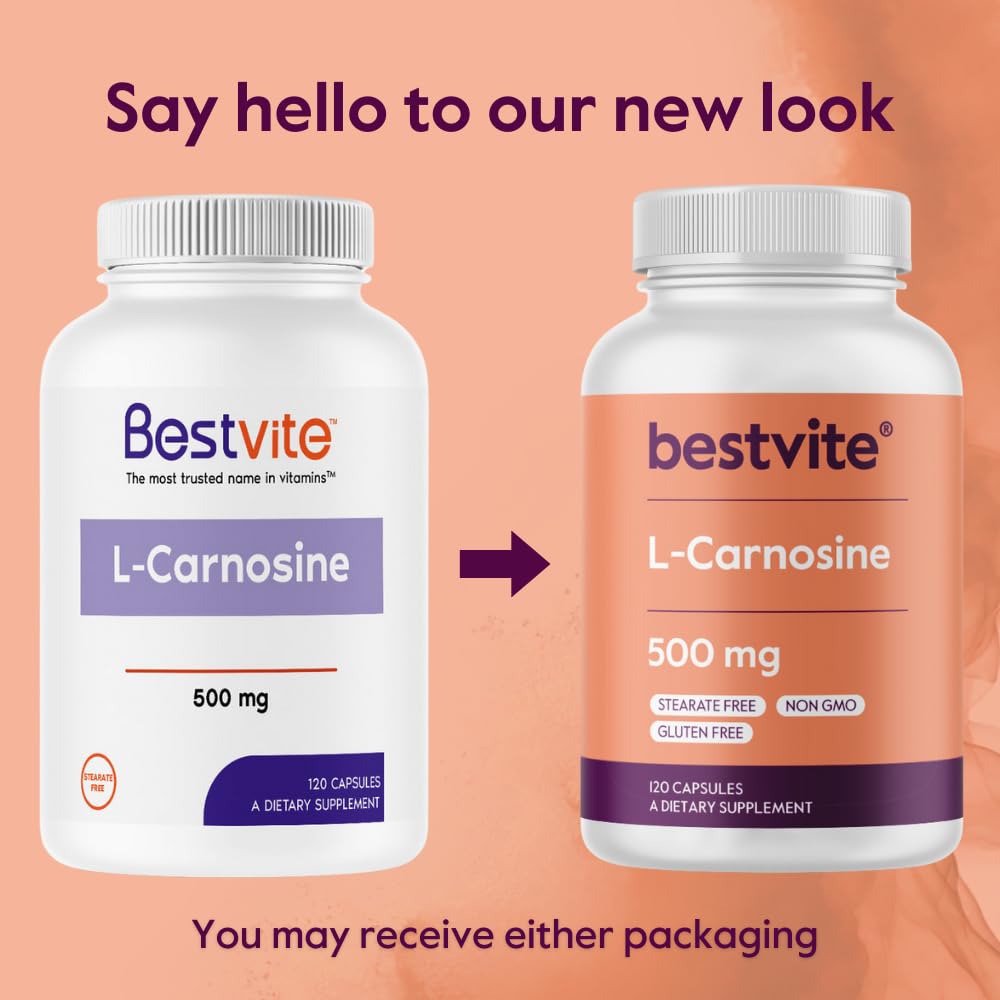 Foto 4 | Suplemento Bestvite L-carnosina 500 Mg 120 Cápsulas - Venta Internacional.