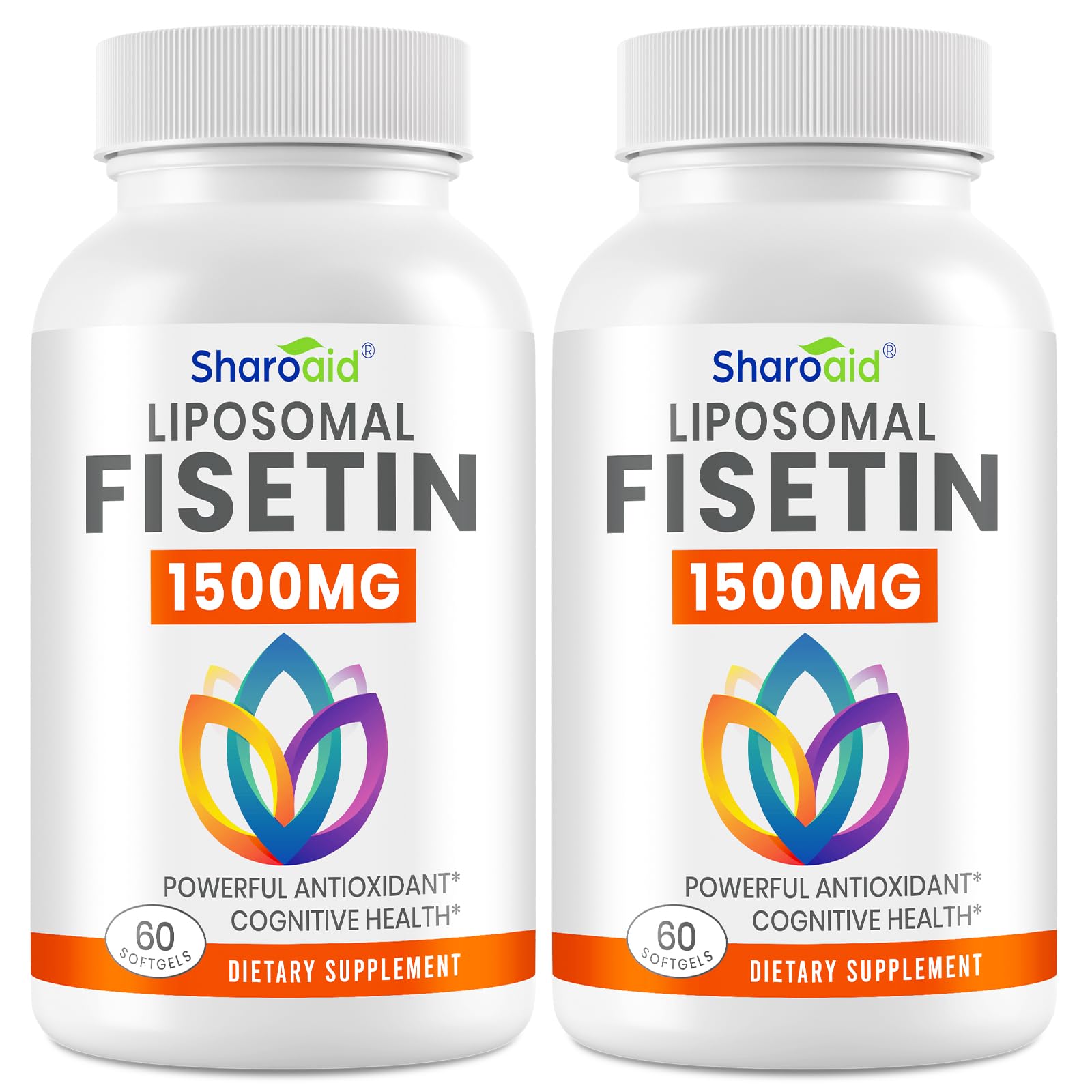 Foto 2 pulgar | Suplementos Sharoaid Fisetin 1500 Mg Liposomal Delivery 120 Cápsulas Blandas - Venta Internacional.